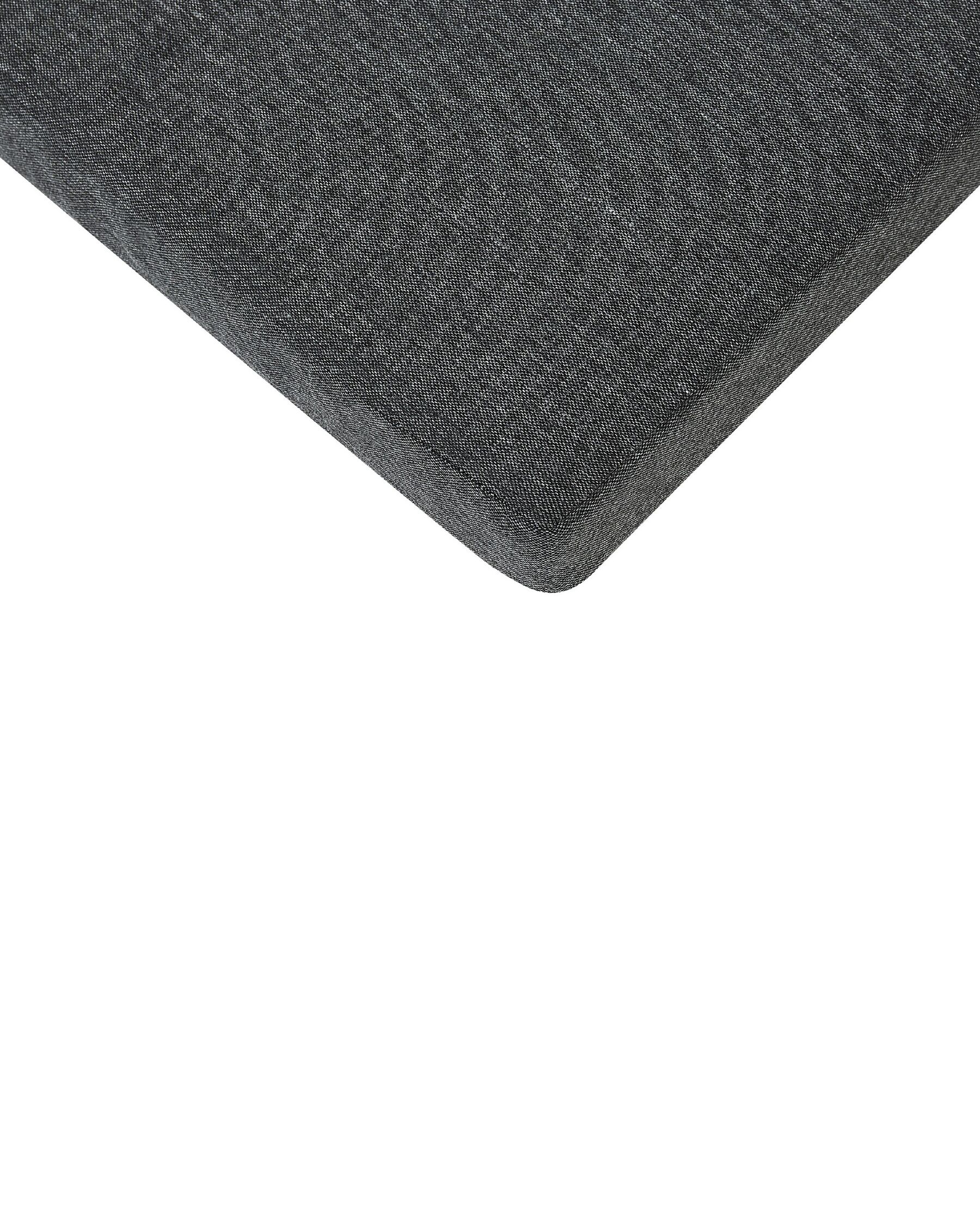 Set of 4 Garden Chairs with Cushions TAVIANO Metal Black