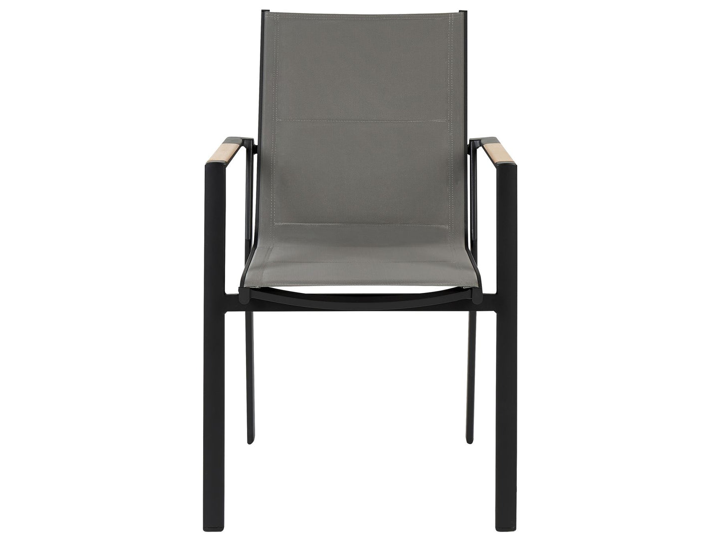 Garden Dining Set 4 Seater OLMETTO/BUSSETO Metal Black