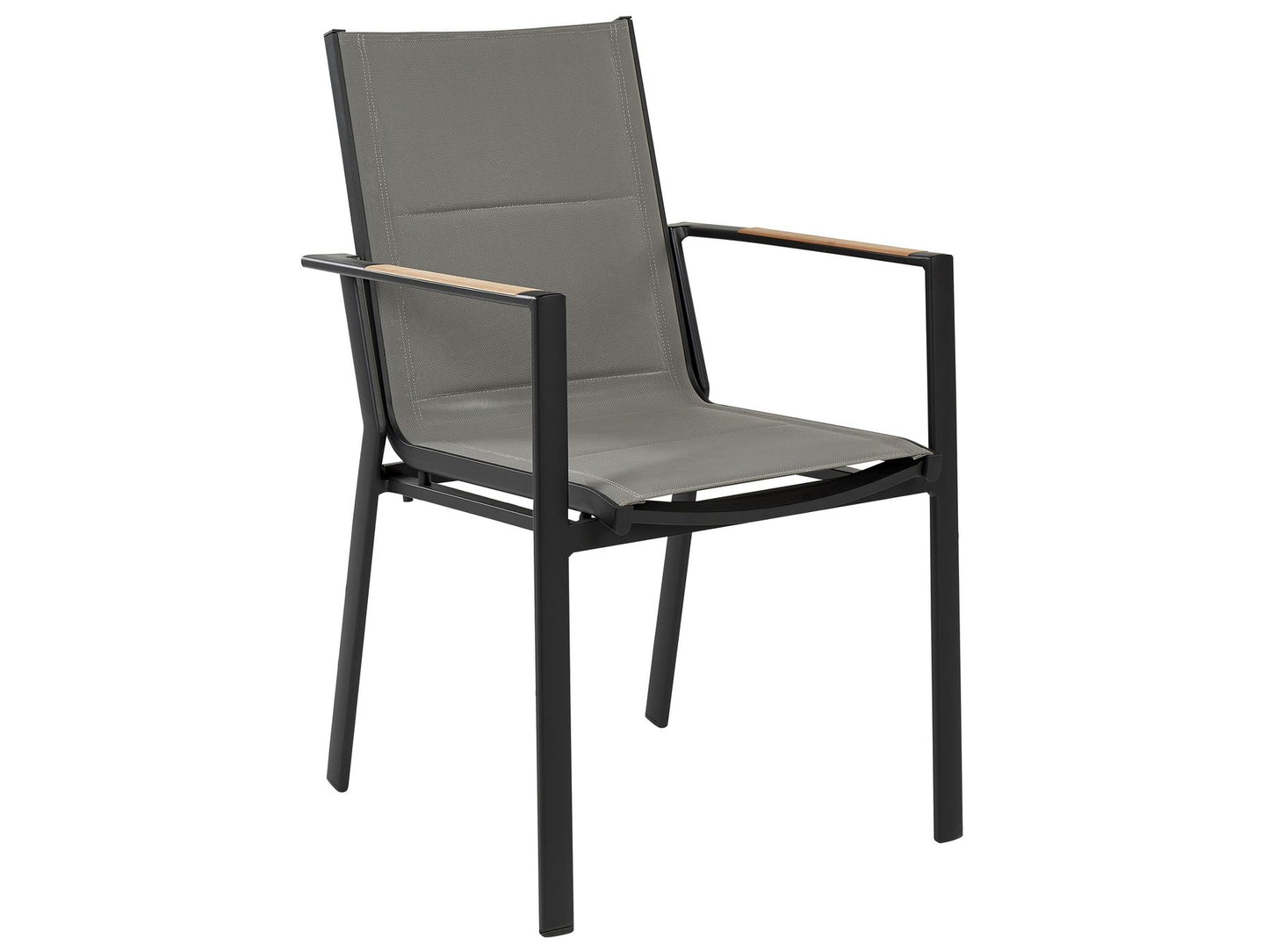 Garden Dining Set 4 Seater OLMETTO/BUSSETO Metal Black