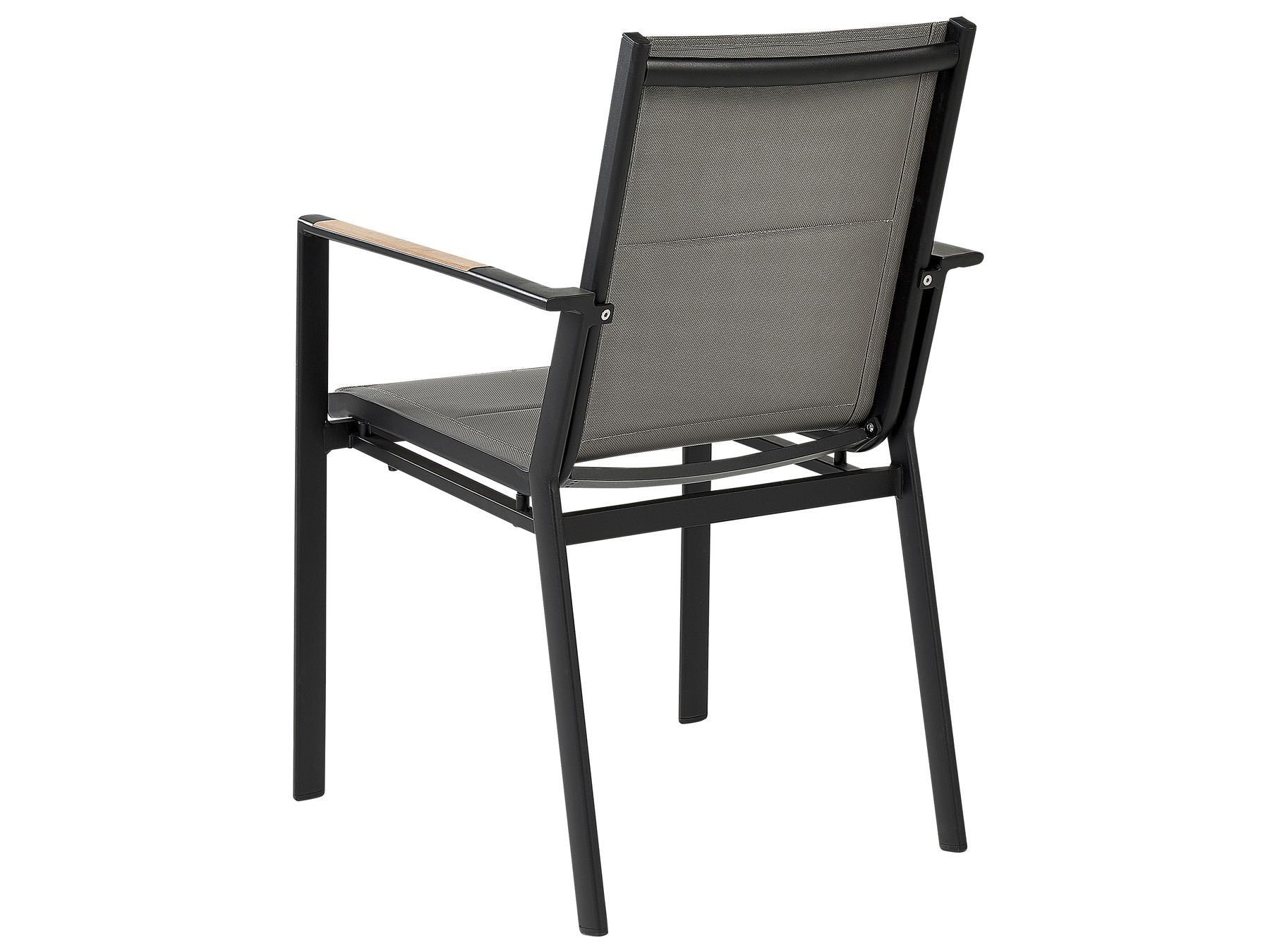 Garden Dining Set 4 Seater OLMETTO/BUSSETO Metal Black