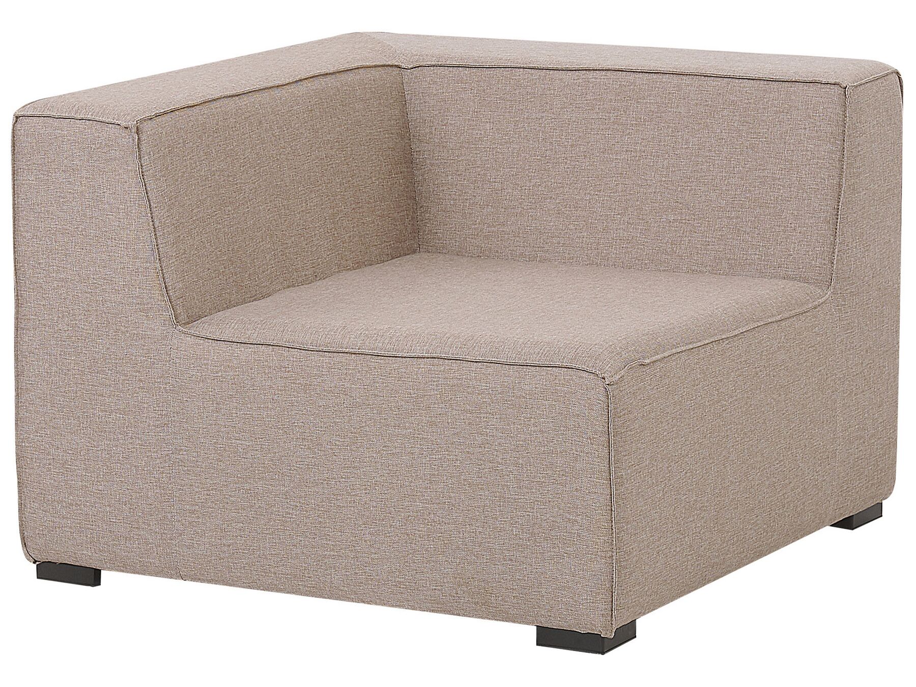 Garden Sofa with Ottoman 4 Seater AREZZO Modular Beige