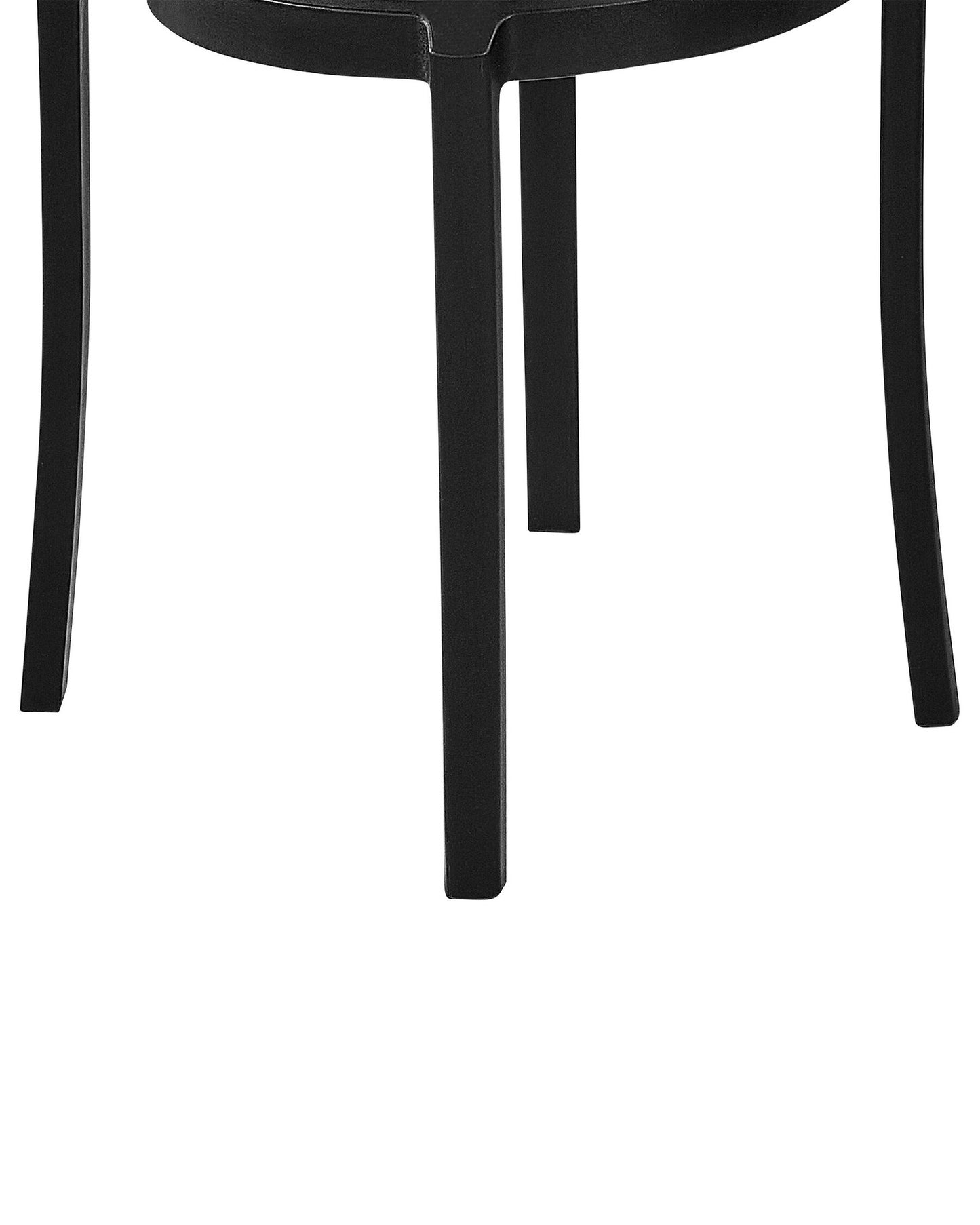 Set of 8 Dining Chairs VIESTE Black