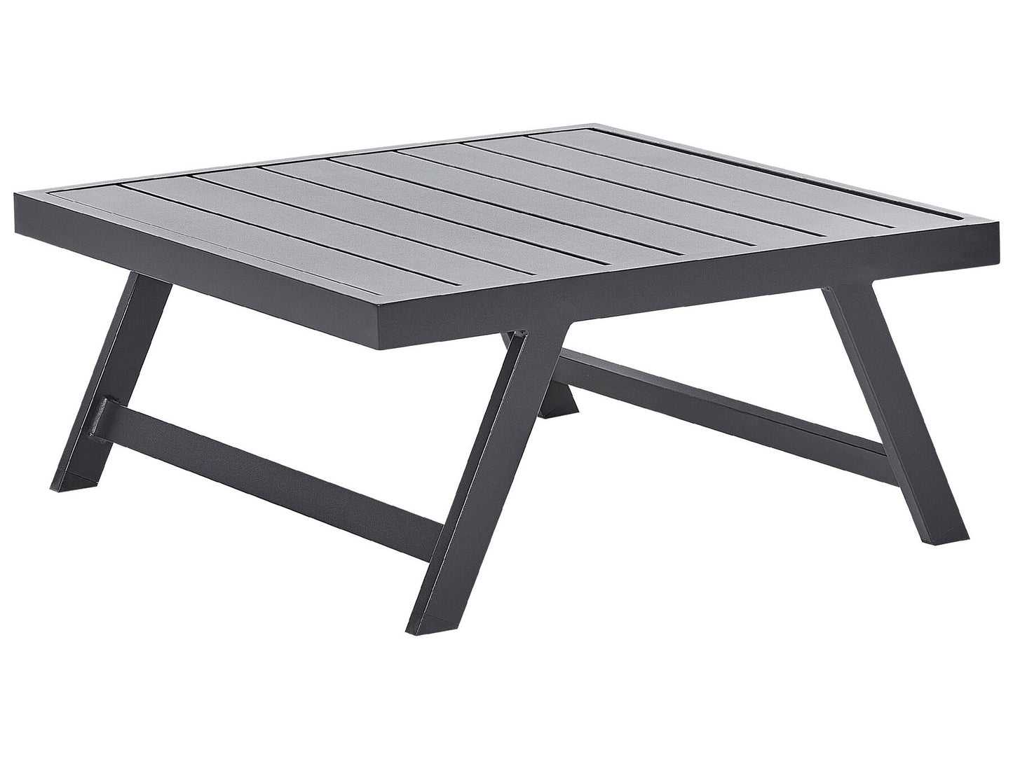 Garden Corner Sofa with Table 5 Seater COCCORINO Metal Grey