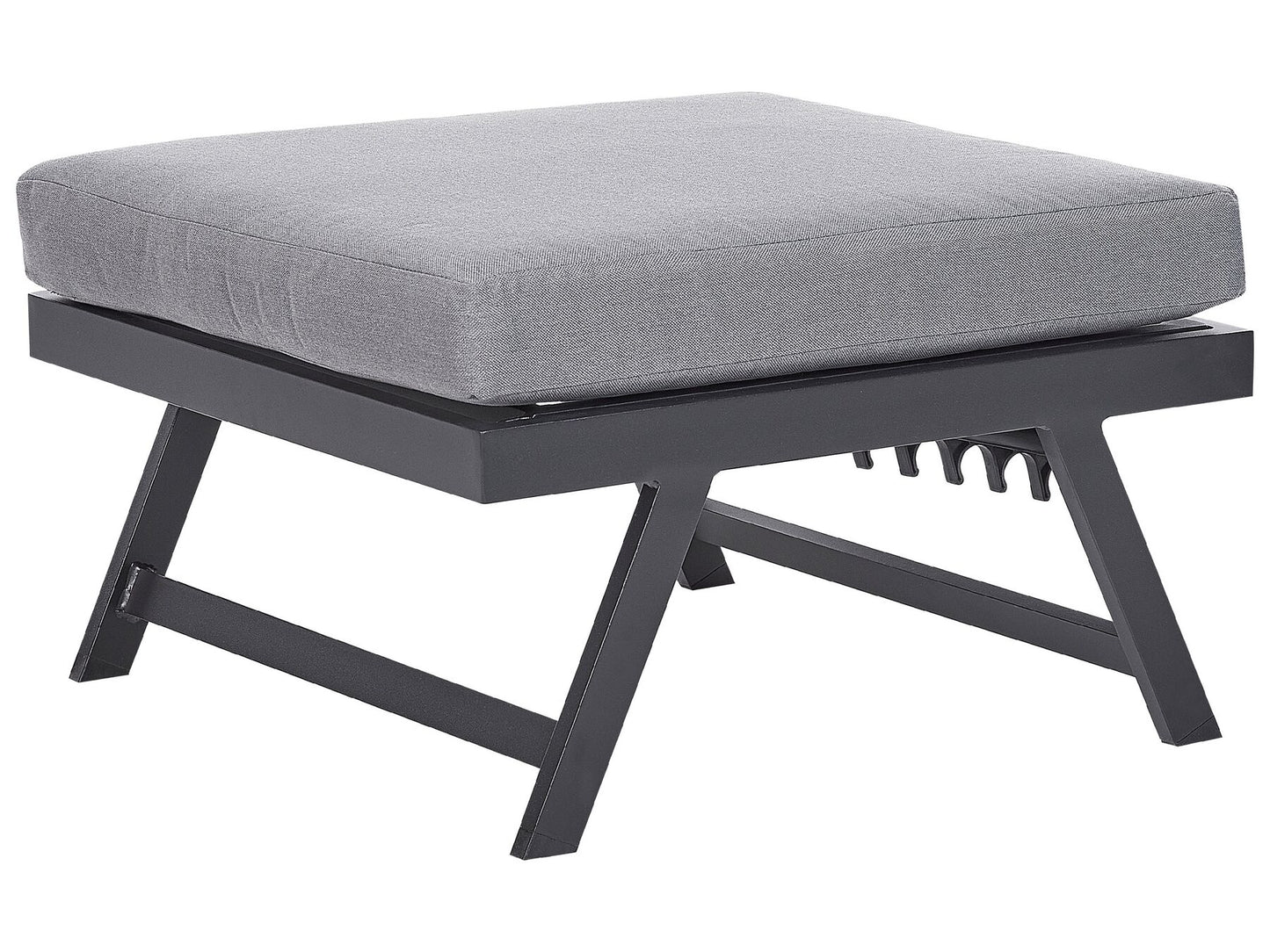 Garden Corner Sofa with Table 5 Seater COCCORINO Metal Grey