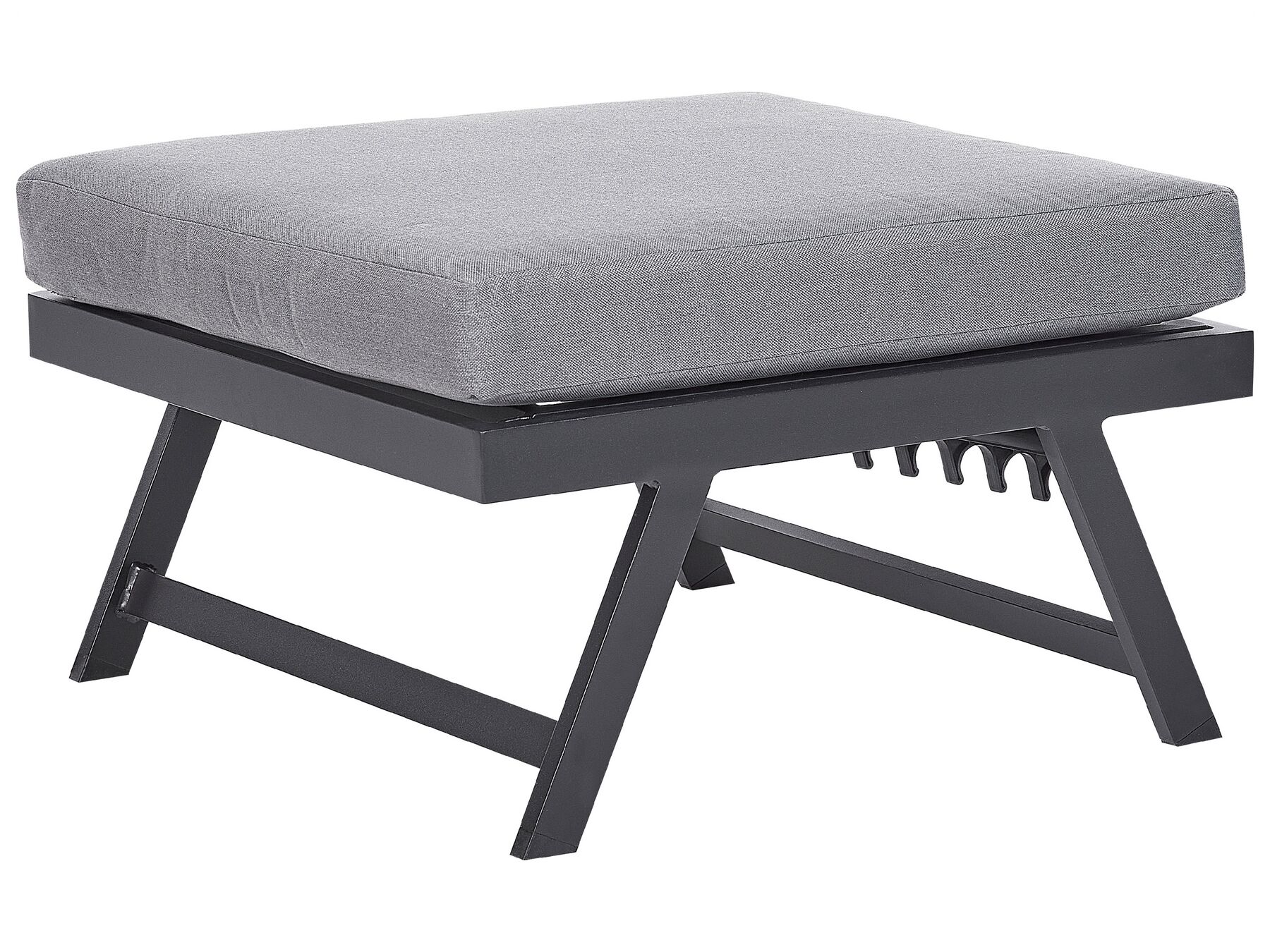 Garden Corner Sofa with Table 5 Seater COCCORINO Metal Grey