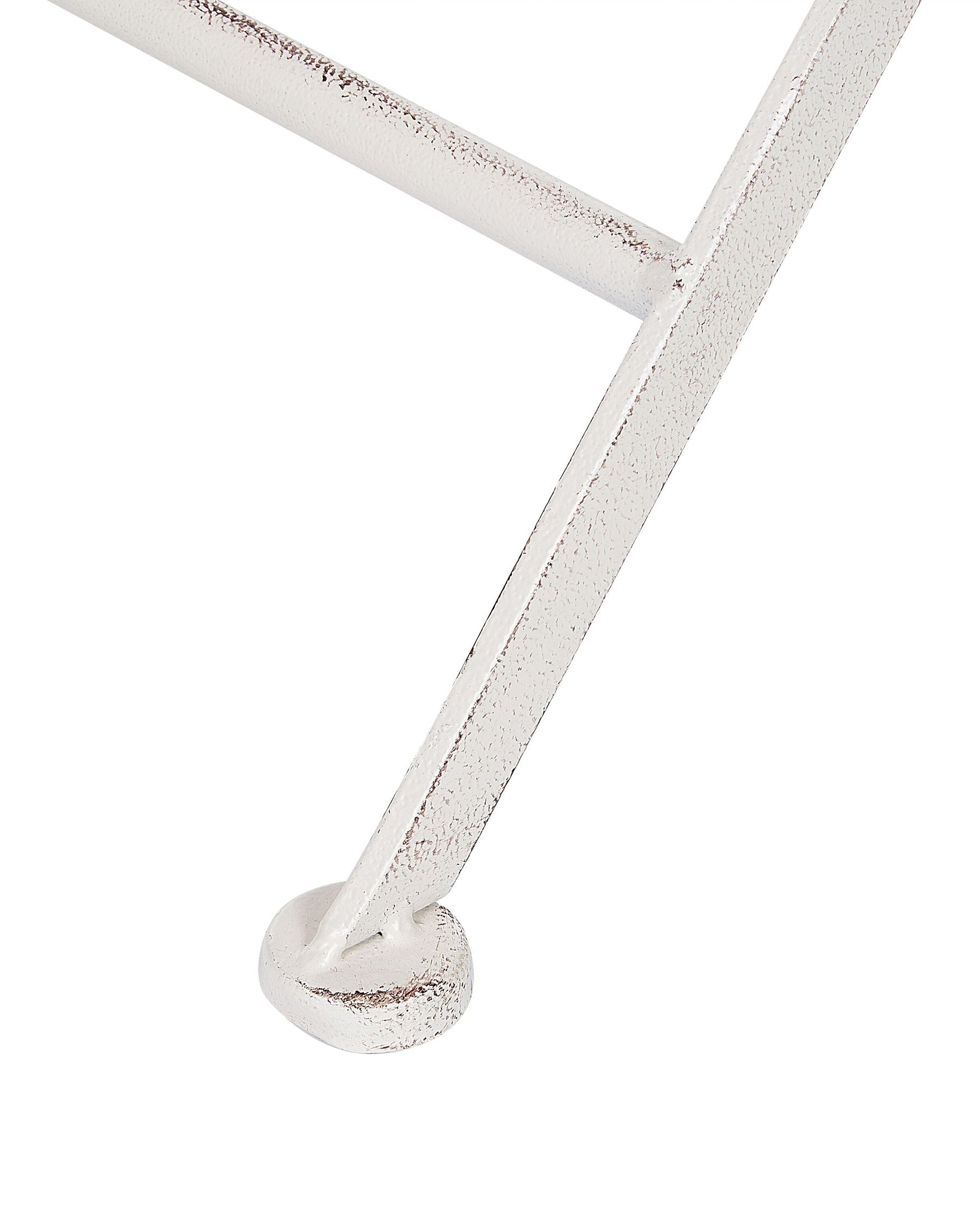 Set of 2 Garden Chairs SCAFA Metal White