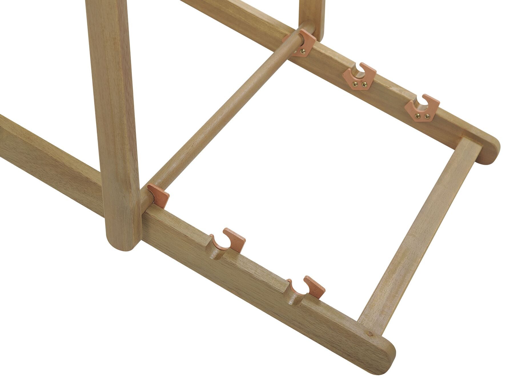 Set of 2 Folding Deck Chairs and 2 Replacement Fabrics (Various Options) Light Wood AVELLINO