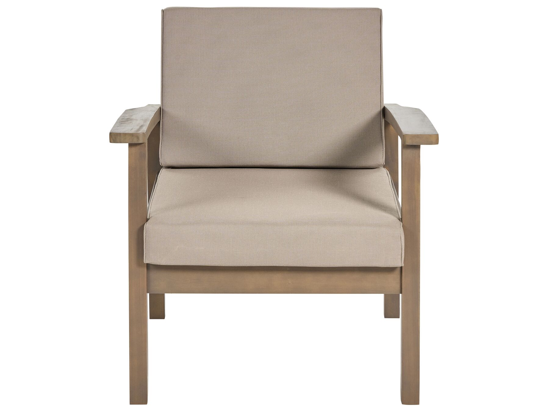 Garden Lounge Set with Table 4 Seater MANILA Acacia Wood Dark Brown