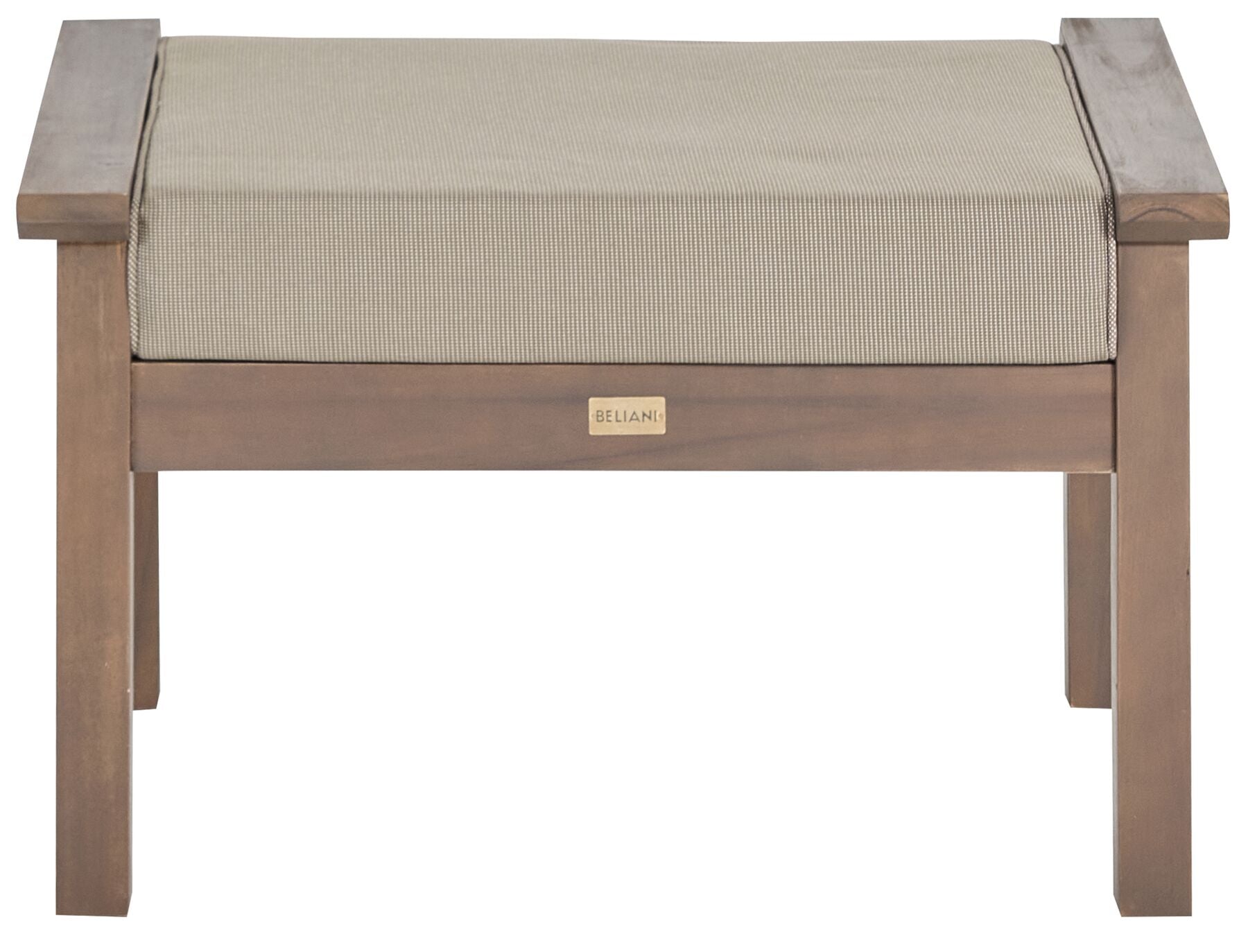 Garden Lounge Set with Table 4 Seater MANILA Acacia Wood Dark Brown