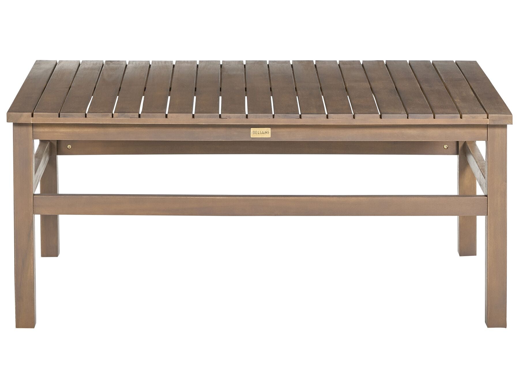 Garden Lounge Set with Table 4 Seater MANILA Certified Acacia Wood Dark Brown