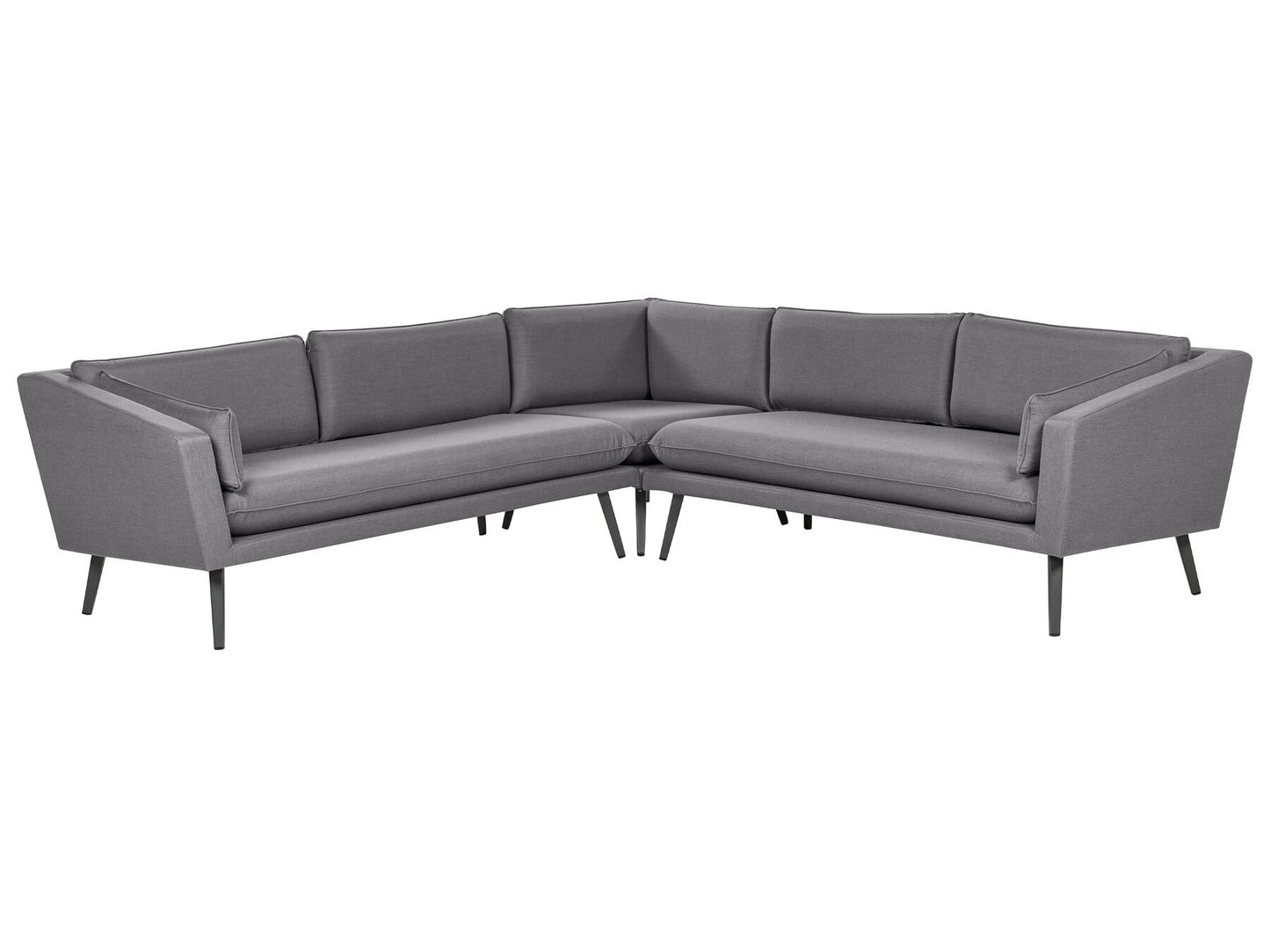 5 Seater Modular Garden Corner Sofa Grey LORETELLO