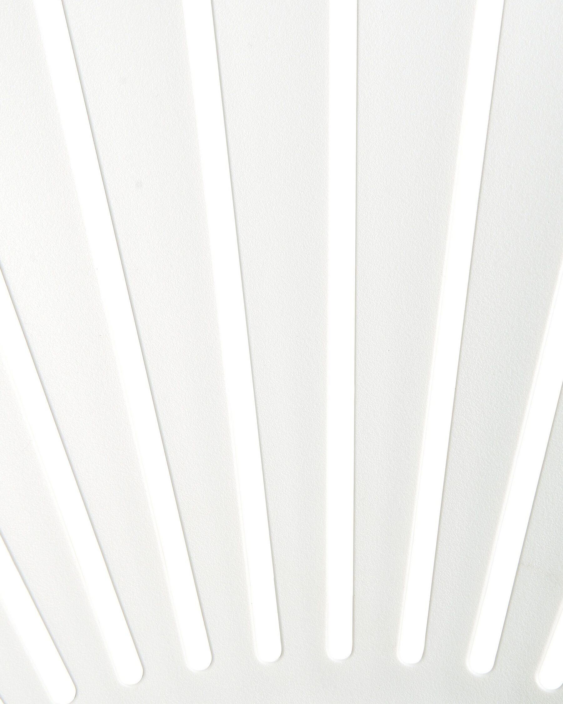 Set of 4 Garden Chairs OSTIA White