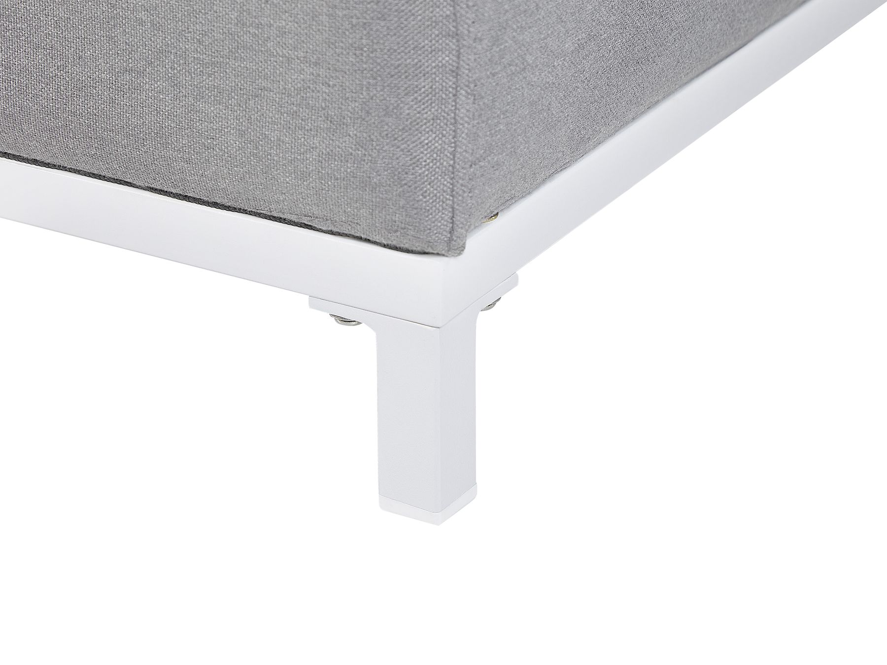 Garden Sofa Light Grey with White ROVIGO