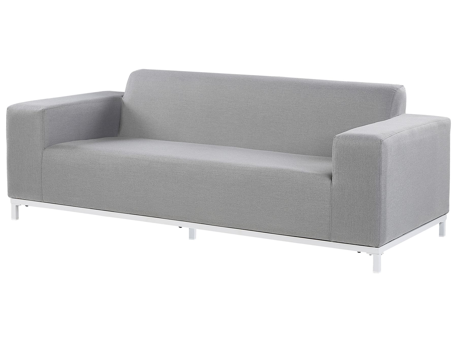 Garden Lounge Set with Table 5 Seater ROVIGO Light Grey