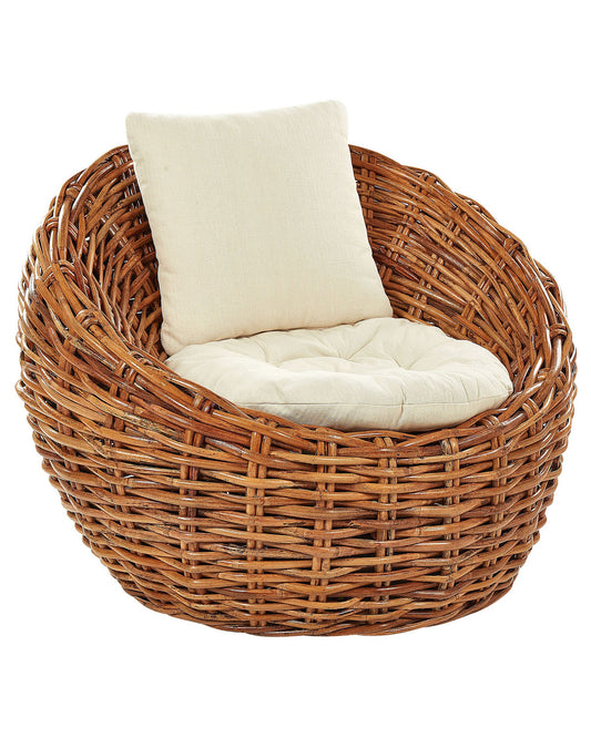 Garden Chair LERICI Rattan Natural