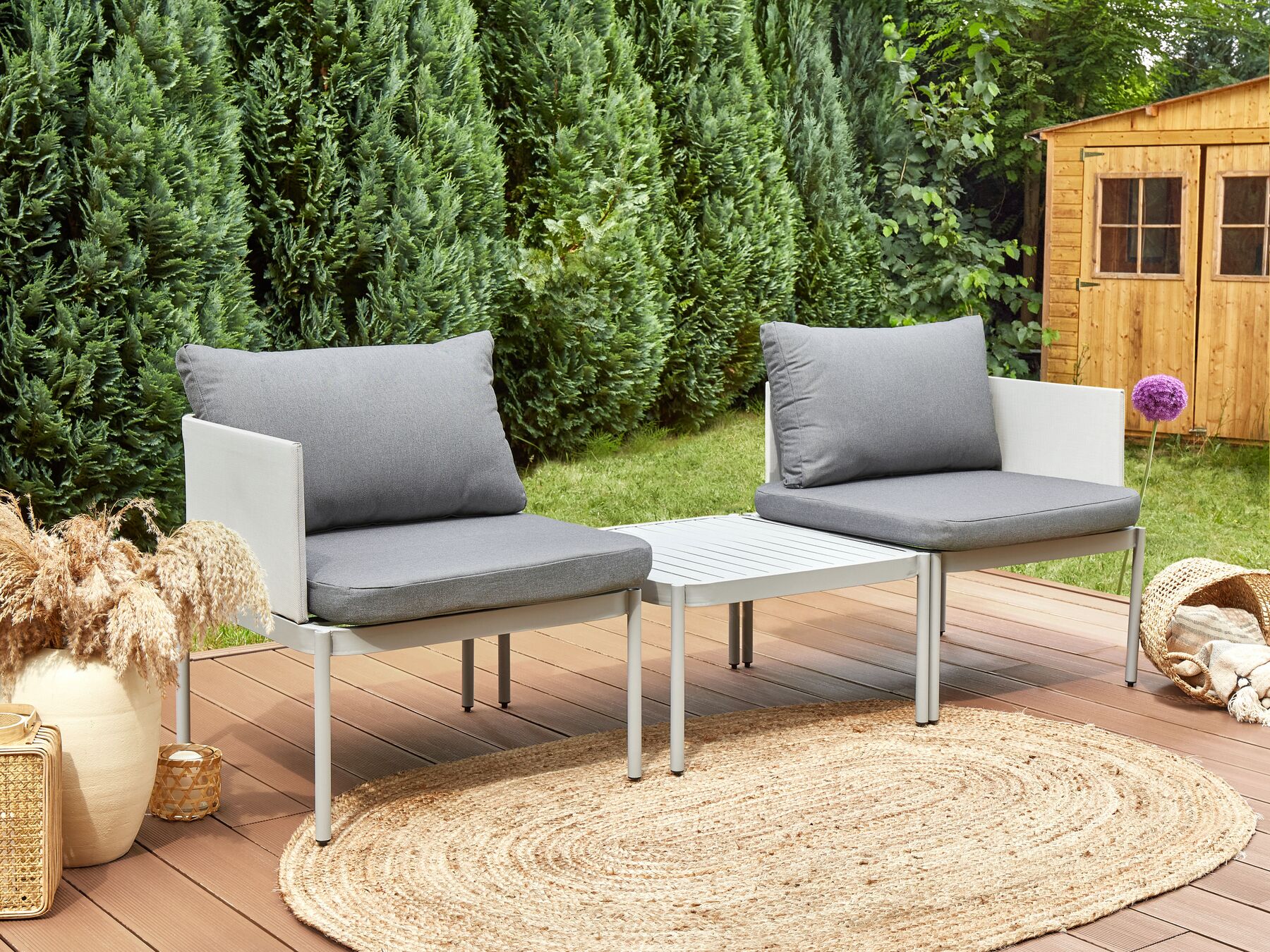 garden sofa 2 seater susua rattan natural