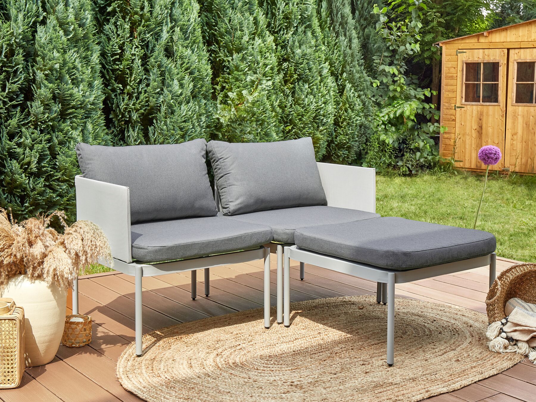 garden sofa 2 seater susua rattan natural