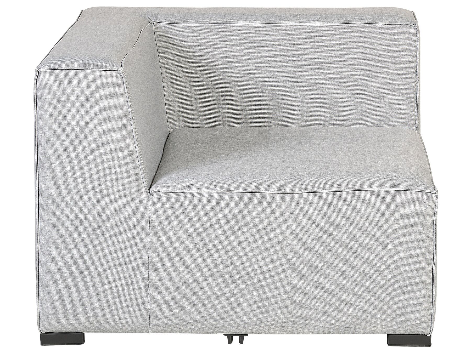 Garden Sofa with Ottoman 4 Seater AREZZO Modular Light Grey