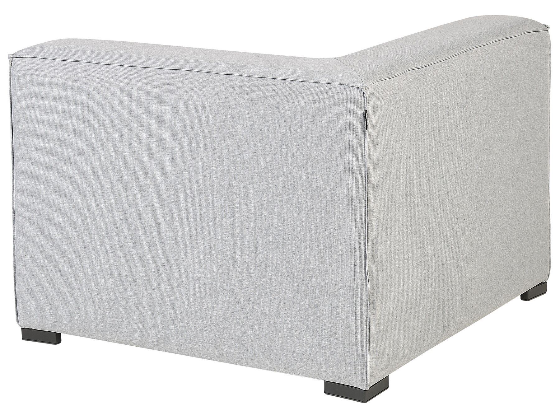 Garden Sofa with Ottoman 4 Seater AREZZO Modular Light Grey