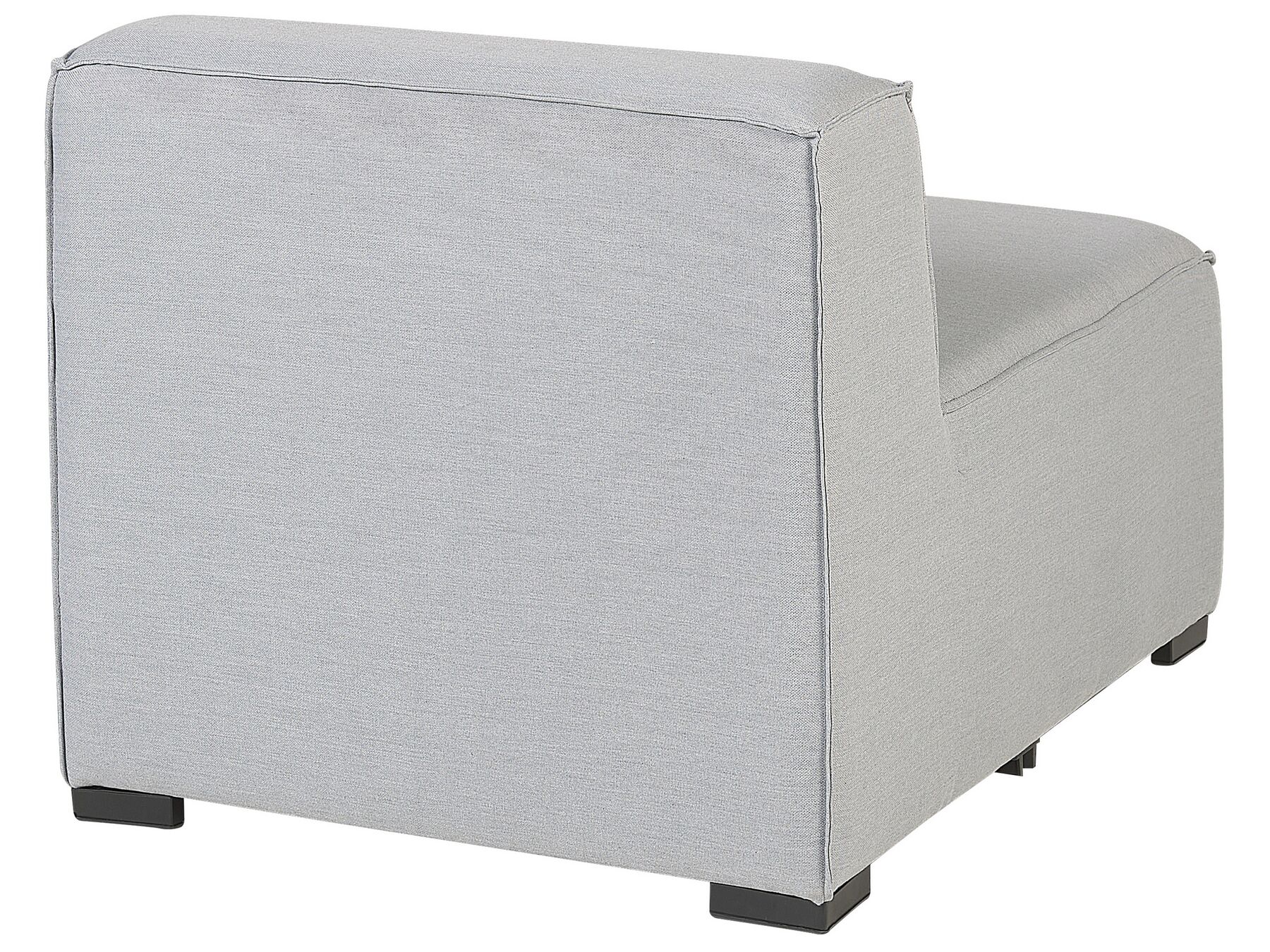 Garden Sofa with Ottoman 4 Seater AREZZO Modular Light Grey