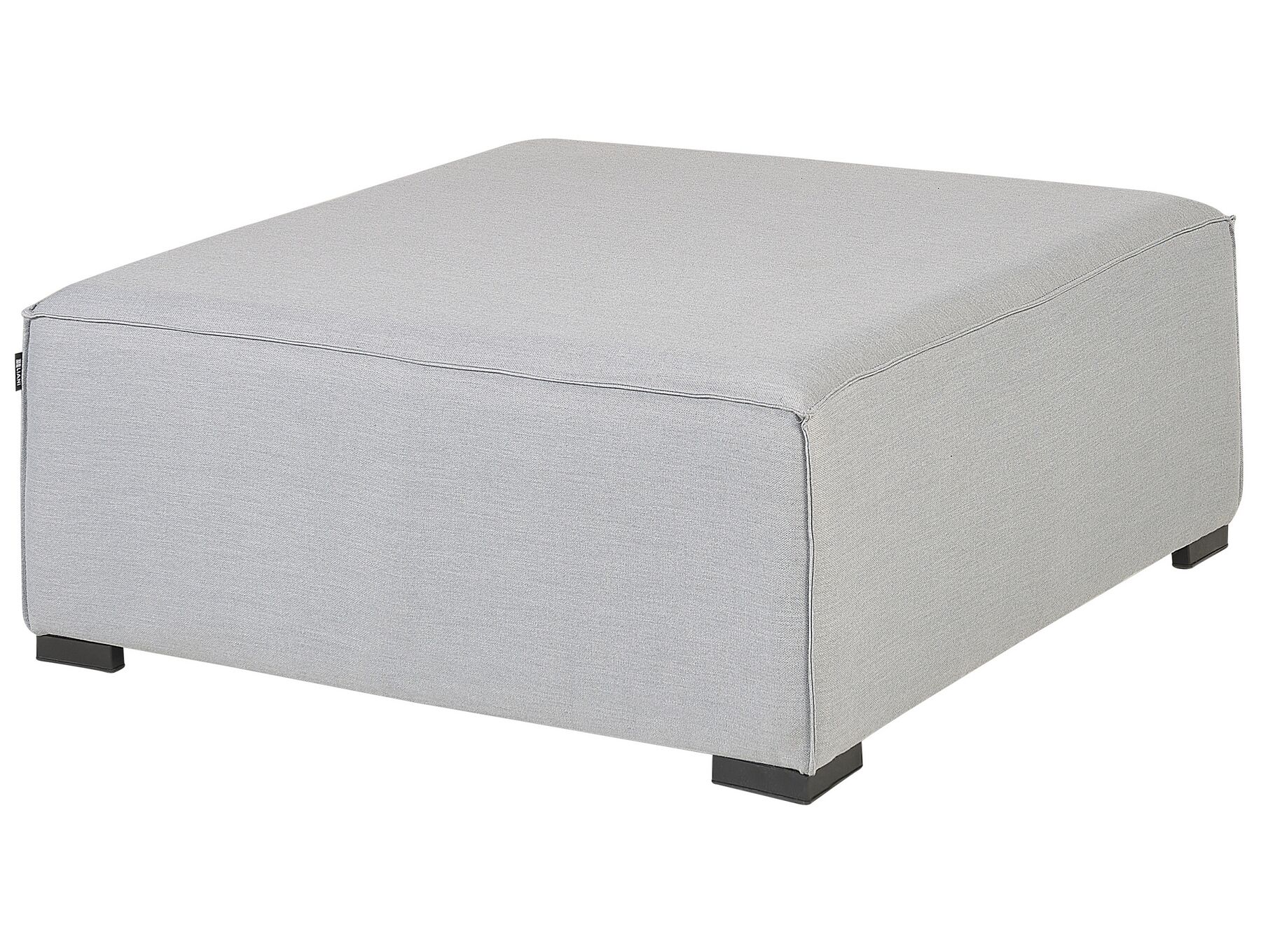 Garden Sofa with Ottoman 4 Seater AREZZO Modular Light Grey