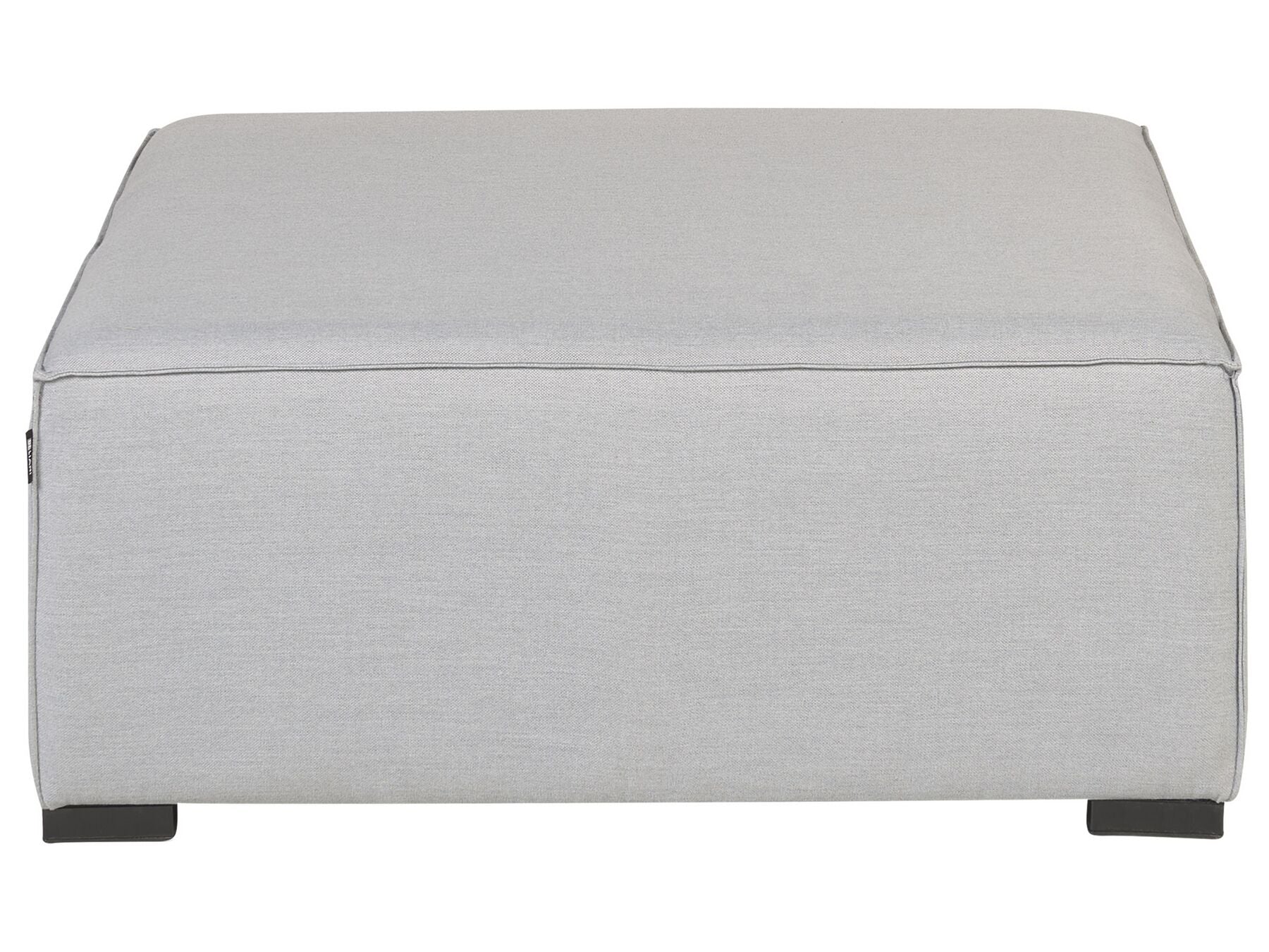 Garden Sofa with Ottoman 4 Seater AREZZO Modular Light Grey