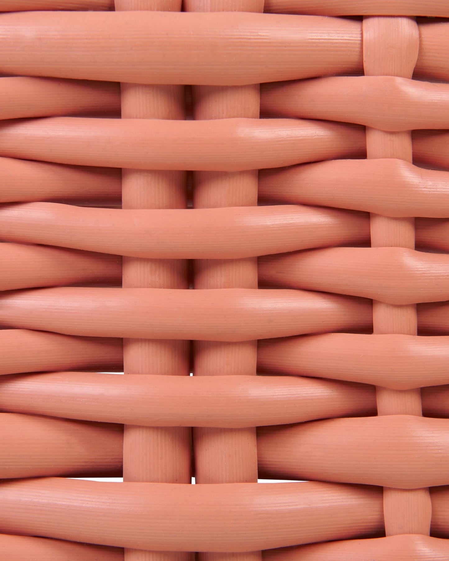 Garden Armchair with Ottoman ARCILLE PE Rattan Peach Pink