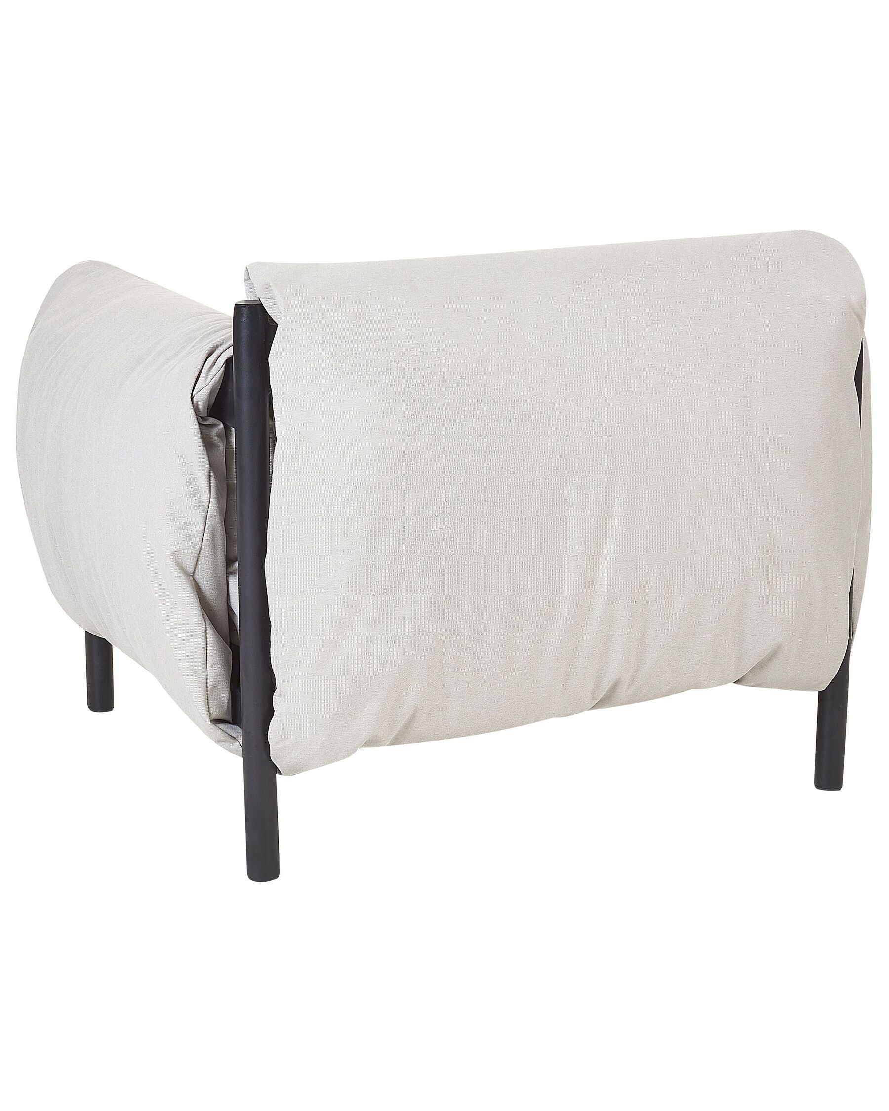 Garden Armchair ESPERIA Metal Grey