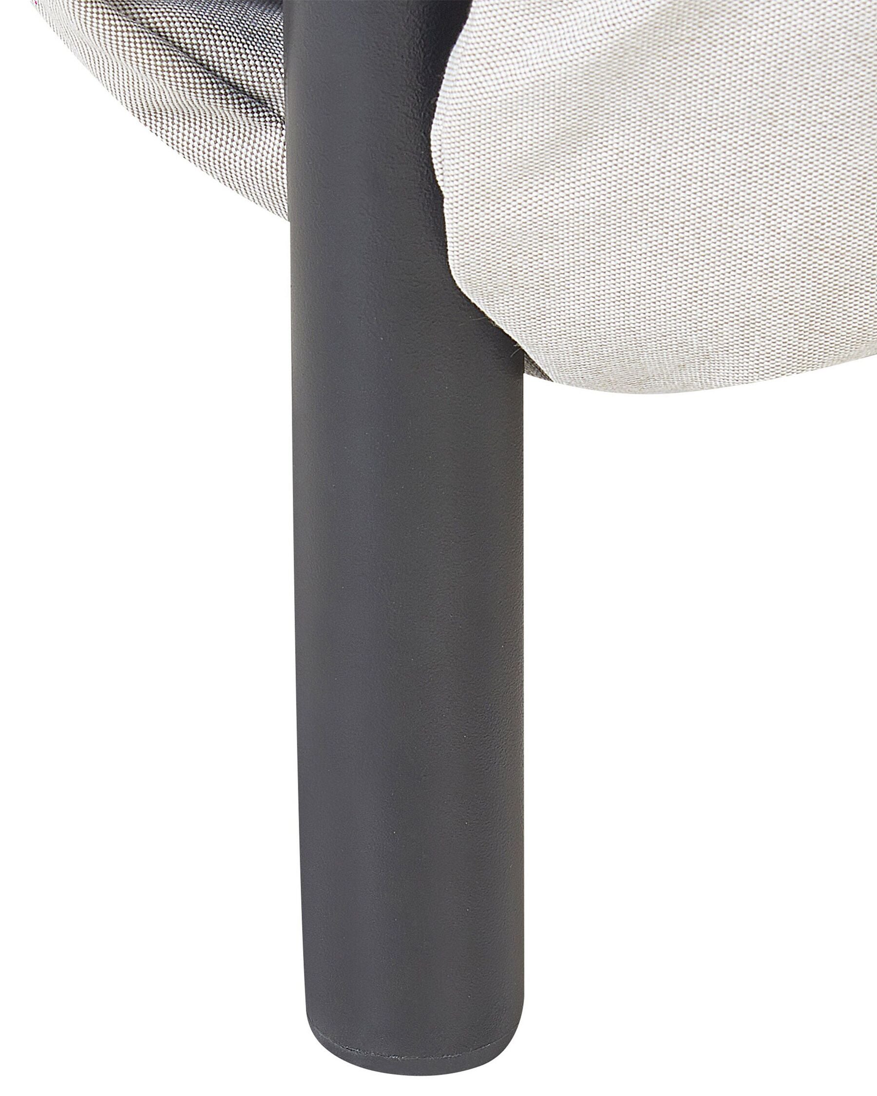 Garden Armchair ESPERIA Metal Grey