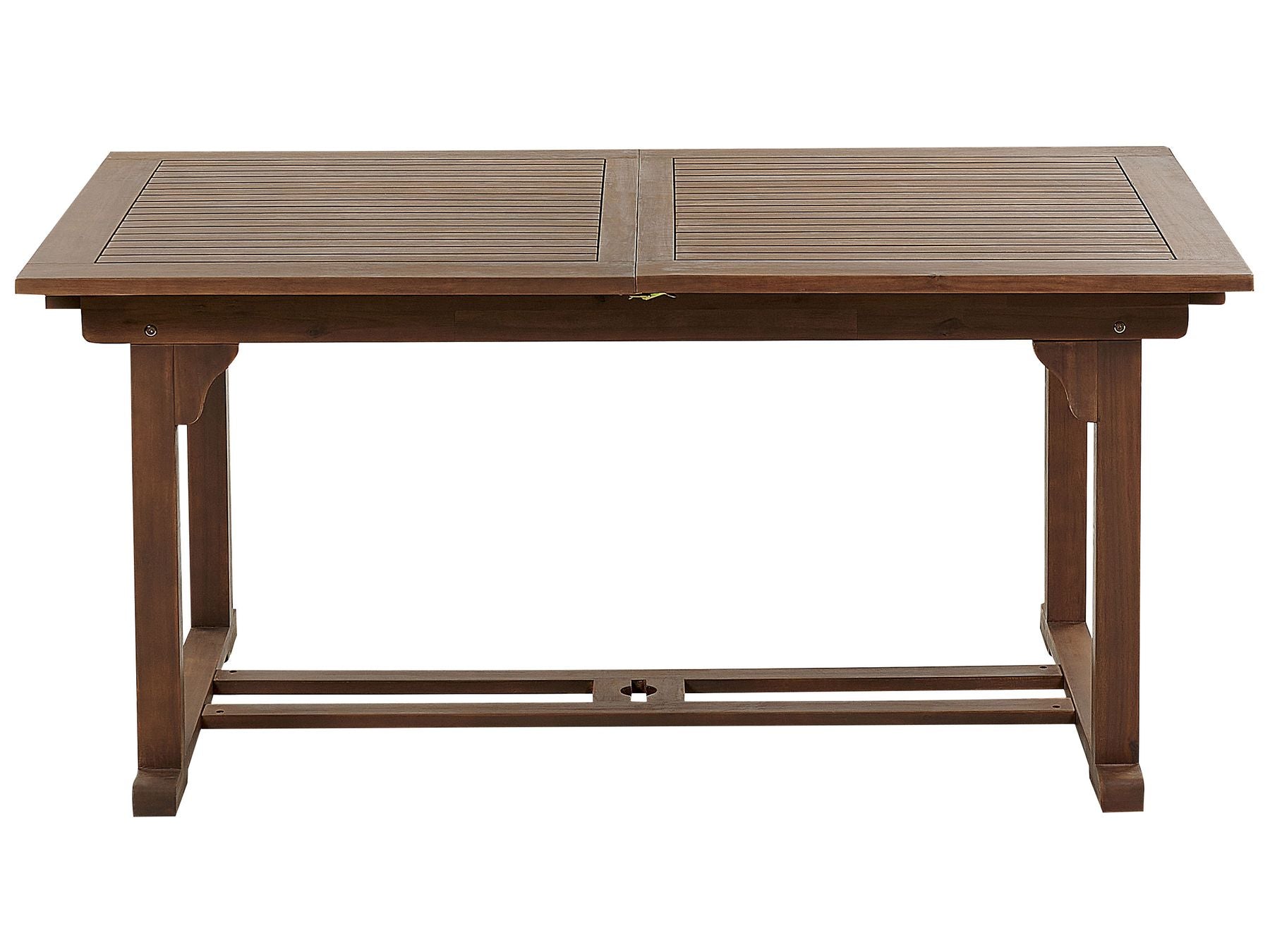 Garden Dining Set 6 Seater AMANTEA Acacia Wood Dark Brown