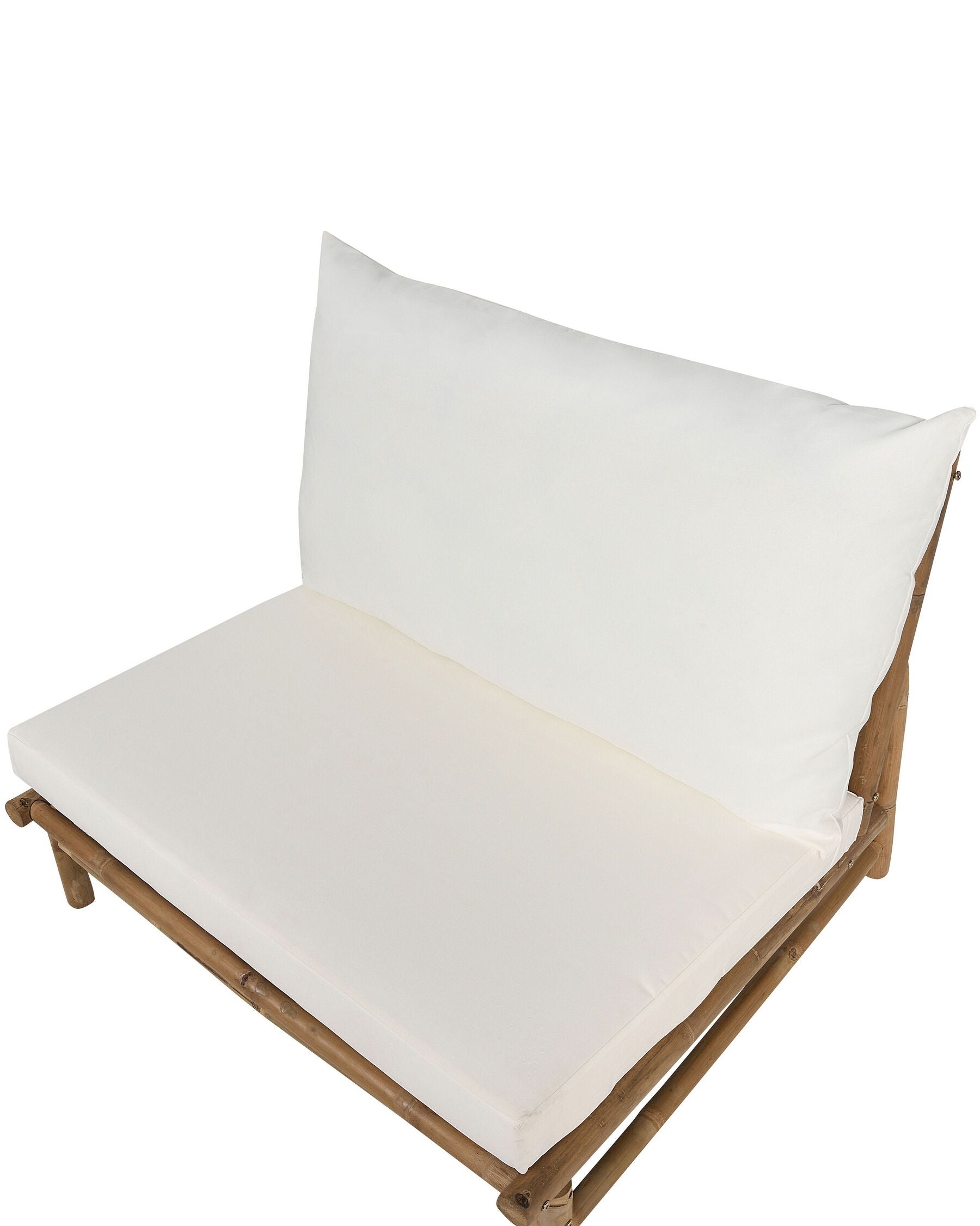 Garden Chair TODI Bamboo Wood Off-White