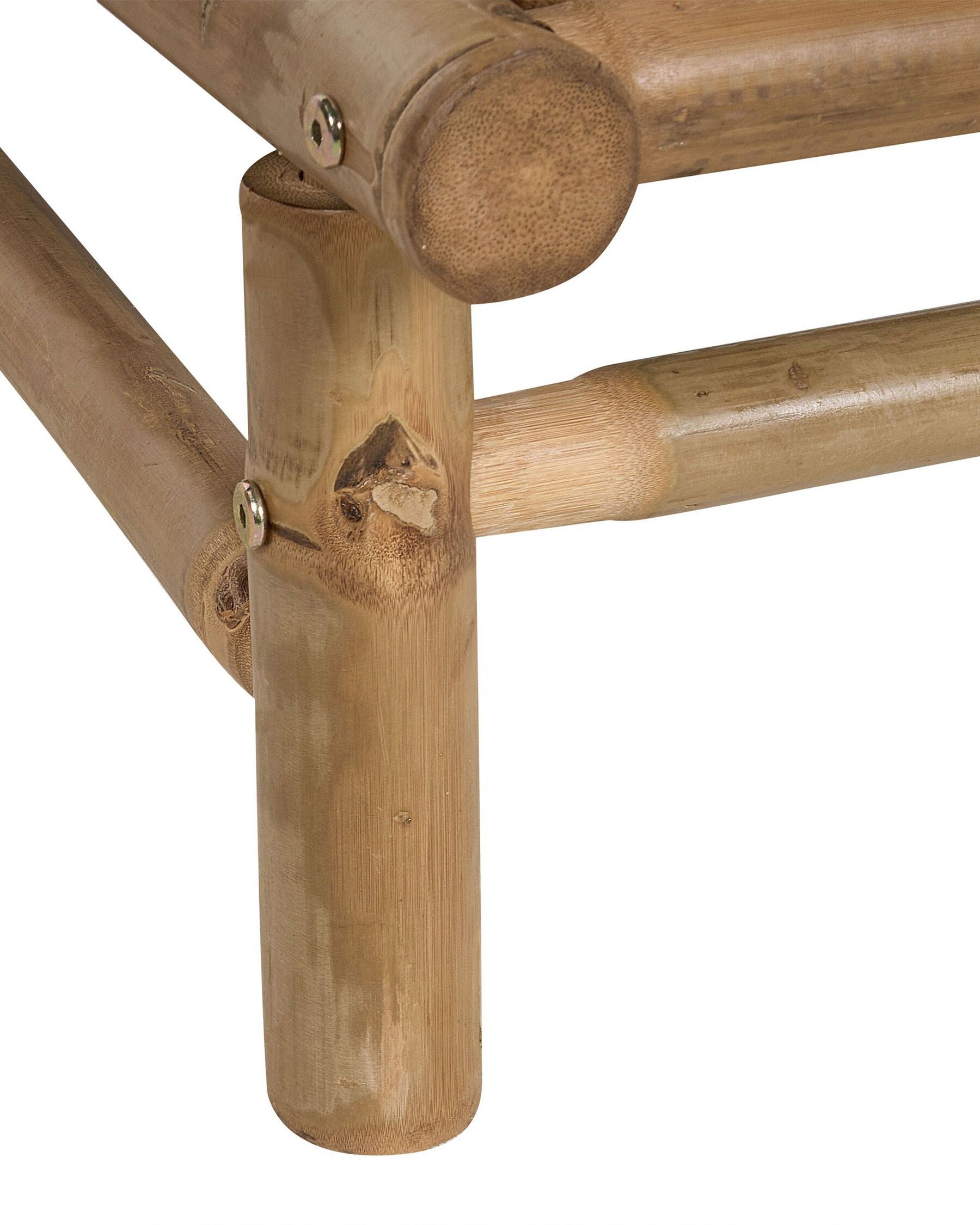 Garden Chair TODI Bamboo Wood Off-White