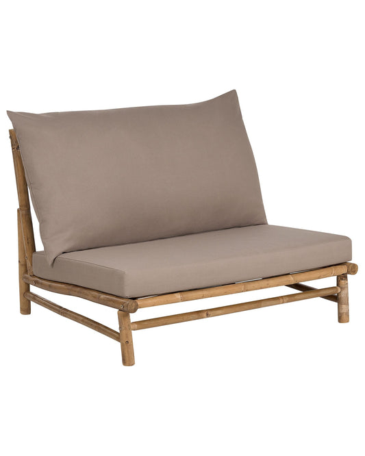 Garden Chair TODI Bamboo Wood Taupe