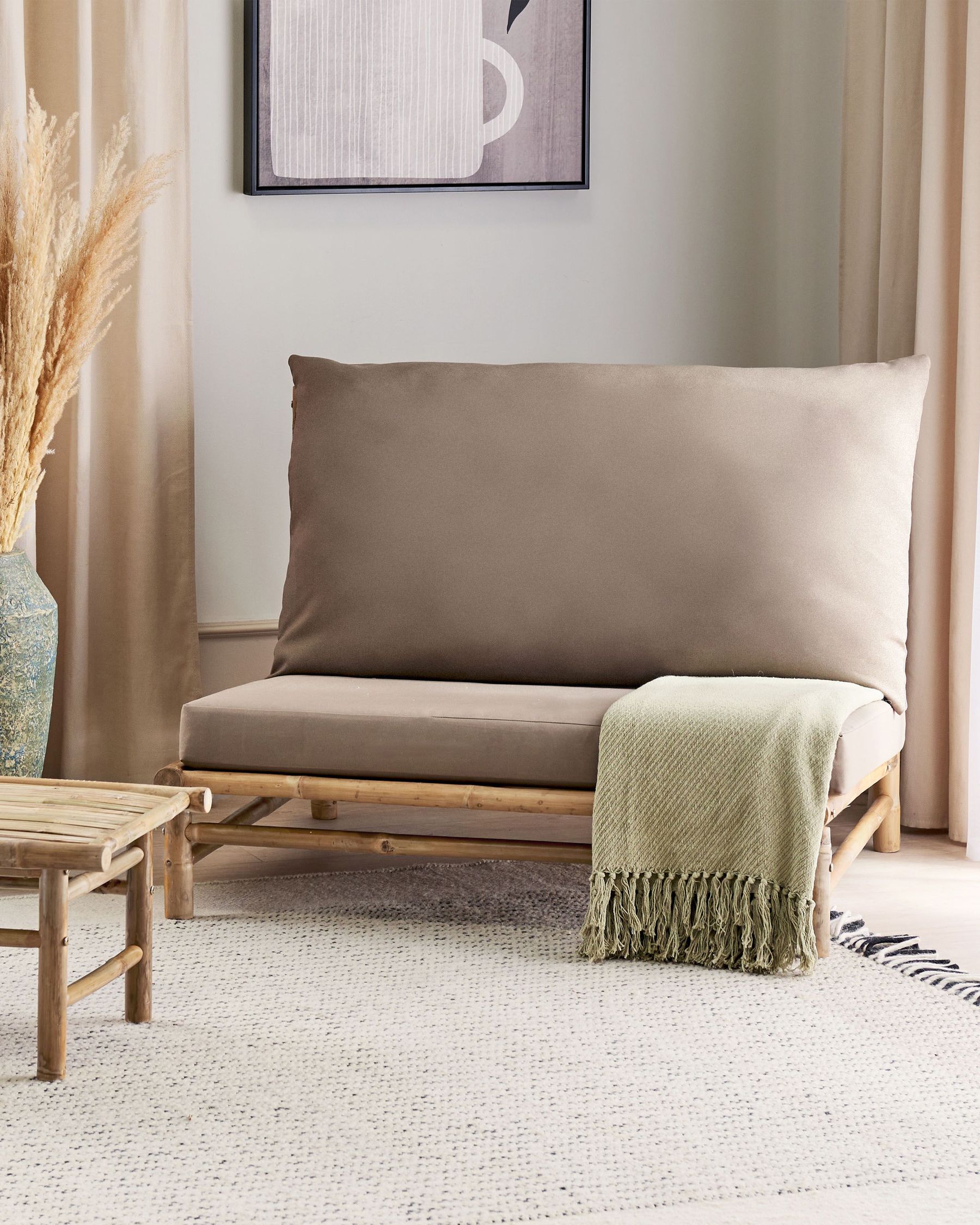 Garden Chair TODI Bamboo Wood Taupe