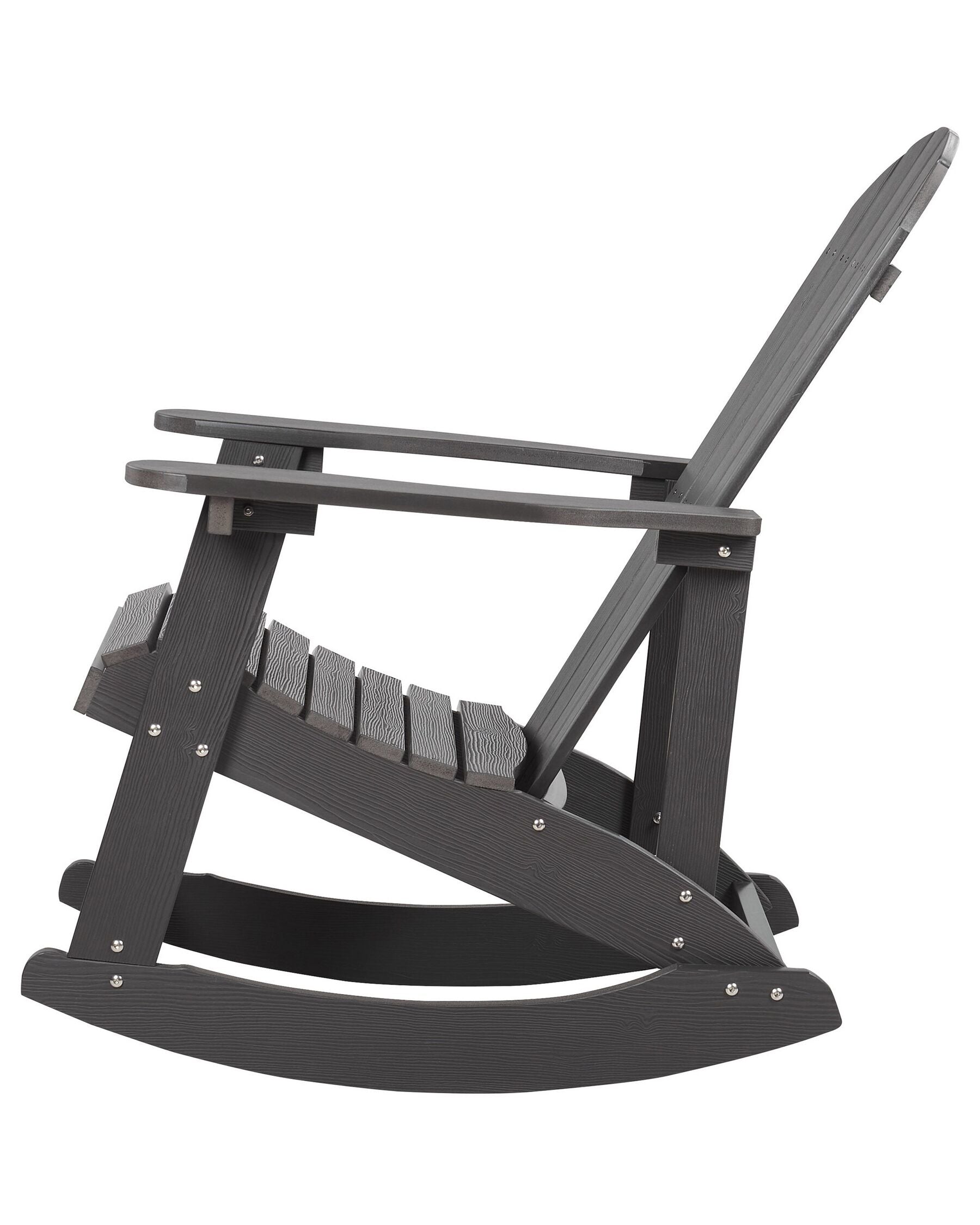 Garden Rocking Chair ADIRONDACK Dark Grey