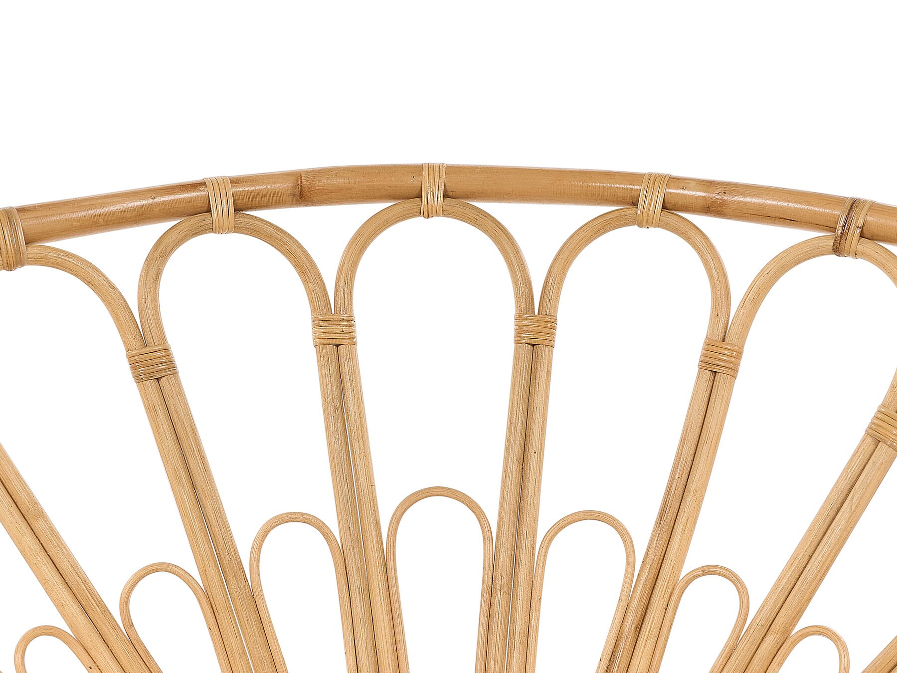 Set of 2 Garden Daybeds ROSSANO Rattan Natural