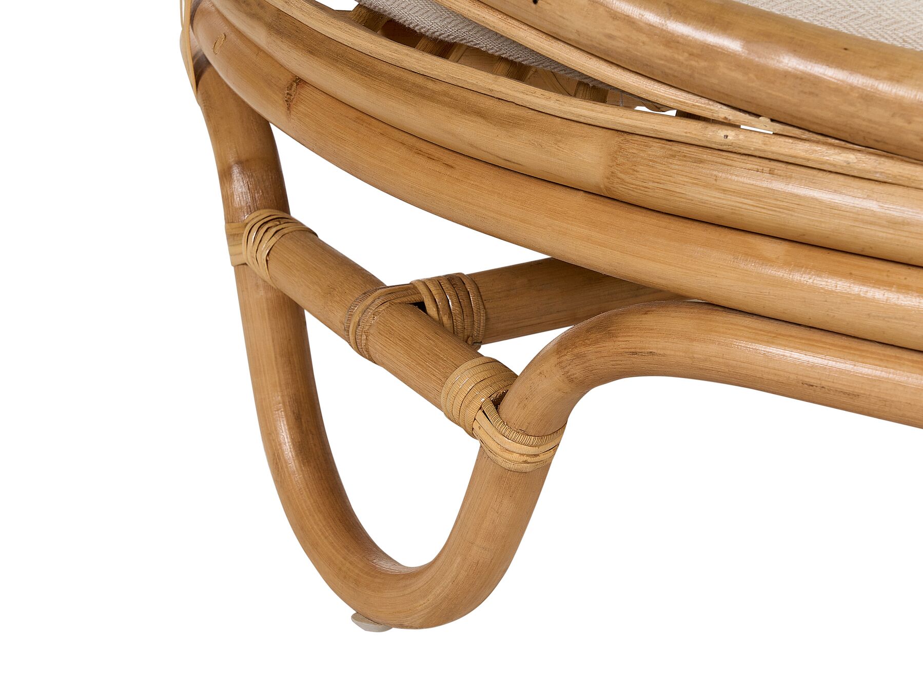 Set of 2 Garden Daybeds ROSSANO Rattan Natural