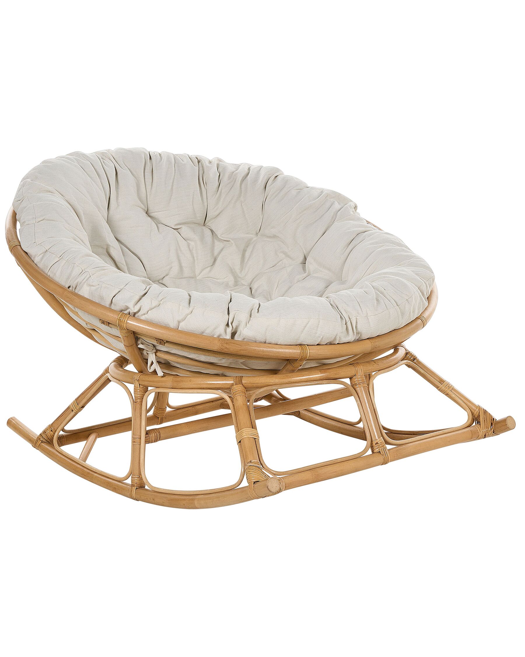 Rocking Chair ORVIETO Rattan Natural