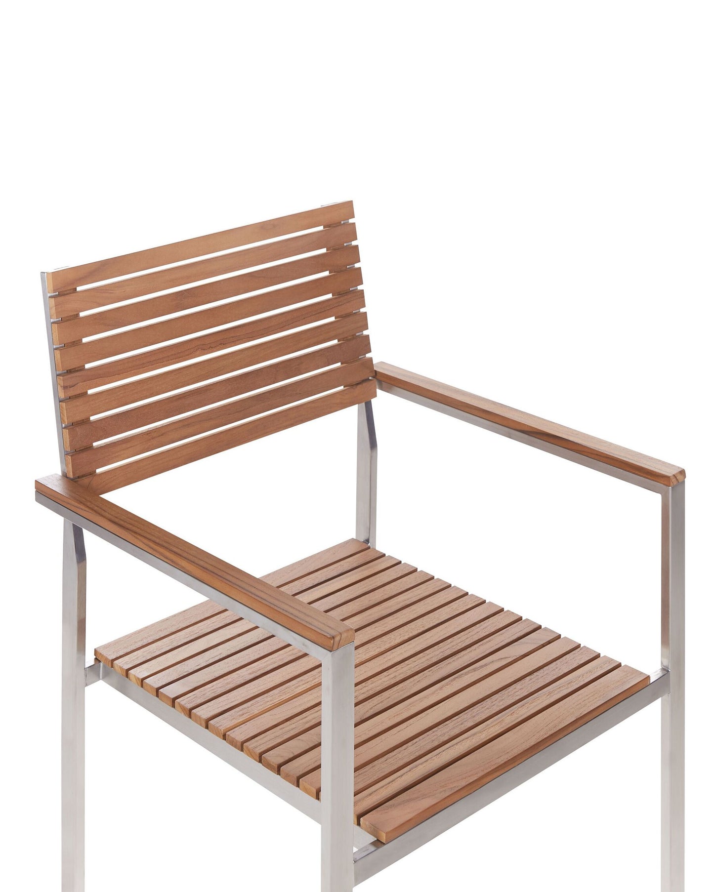 Set of 6 Garden Chairs with Cushions VIAREGGIO Brown
