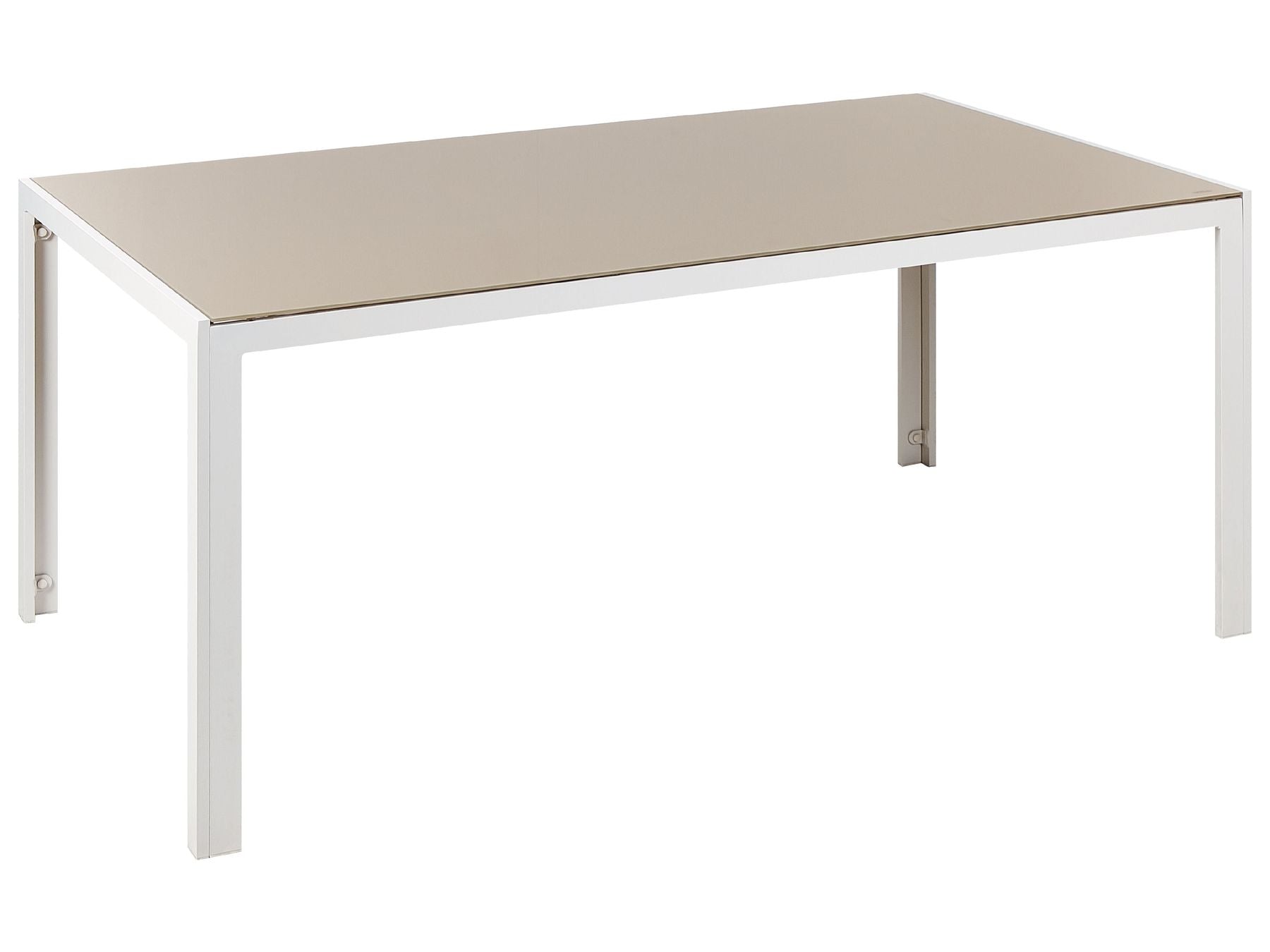 Garden Dining Set 6 Seater CATANIA Metal Beige