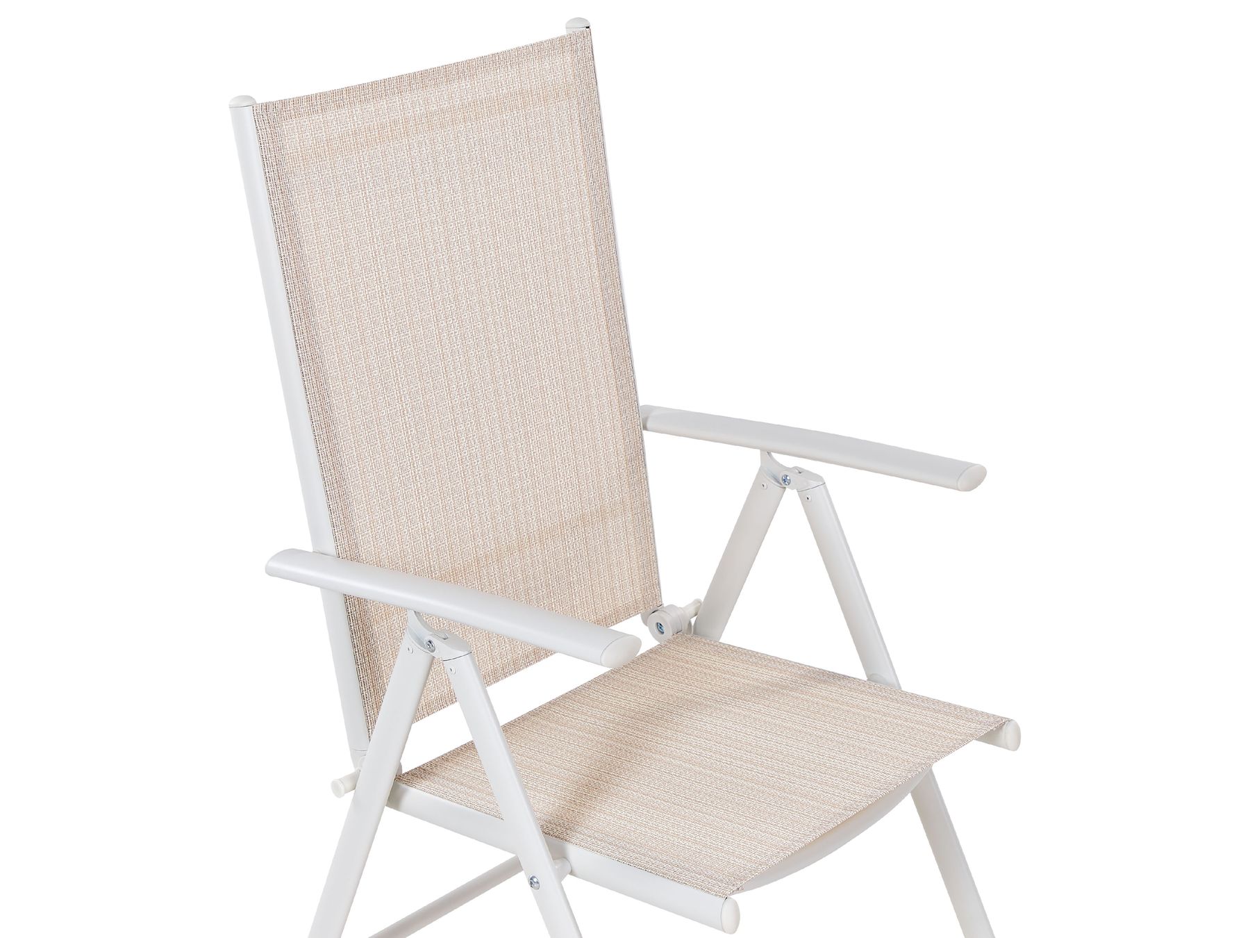 Garden Dining Set 6 Seater CATANIA Metal Beige