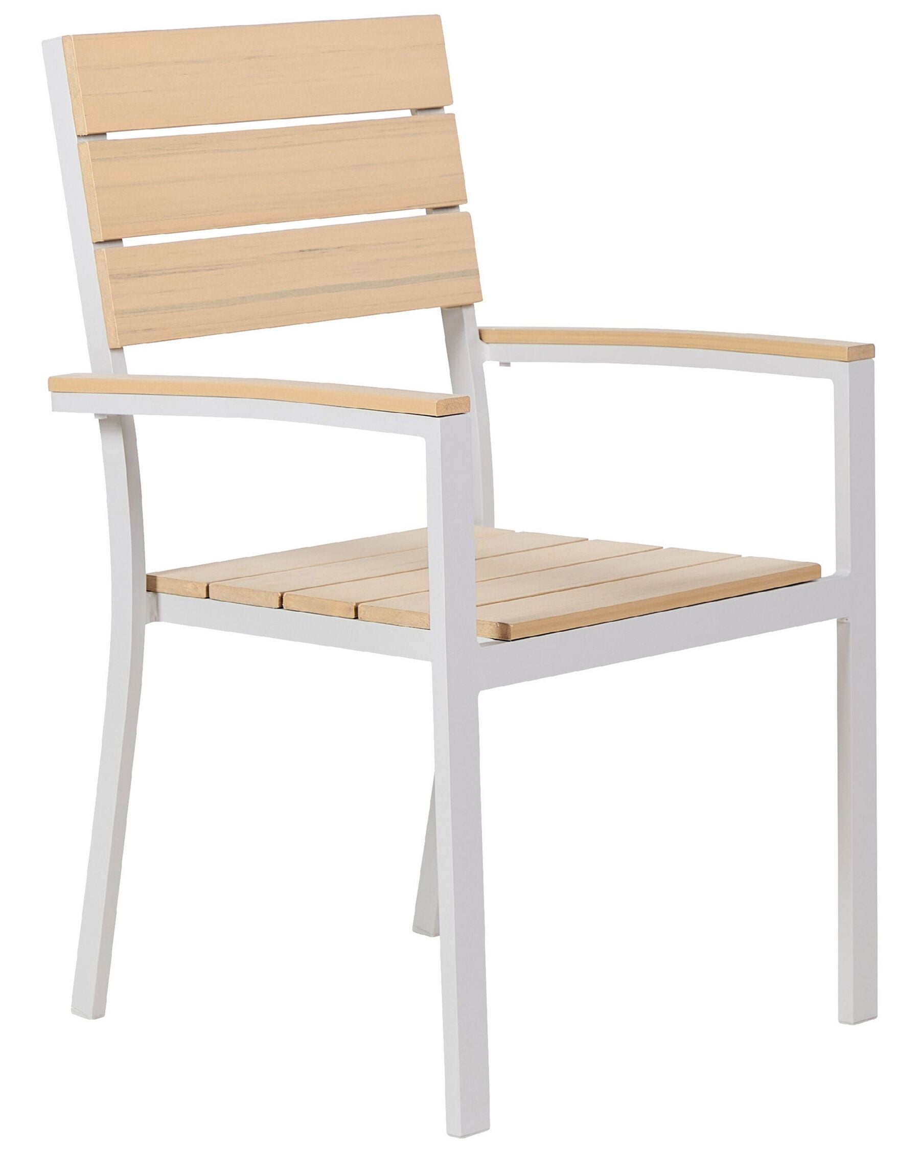 Set of 6 Garden Chairs COMO Beige