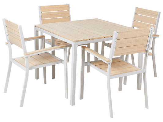 Garden Dining Set 4 Seater PRATO Beige