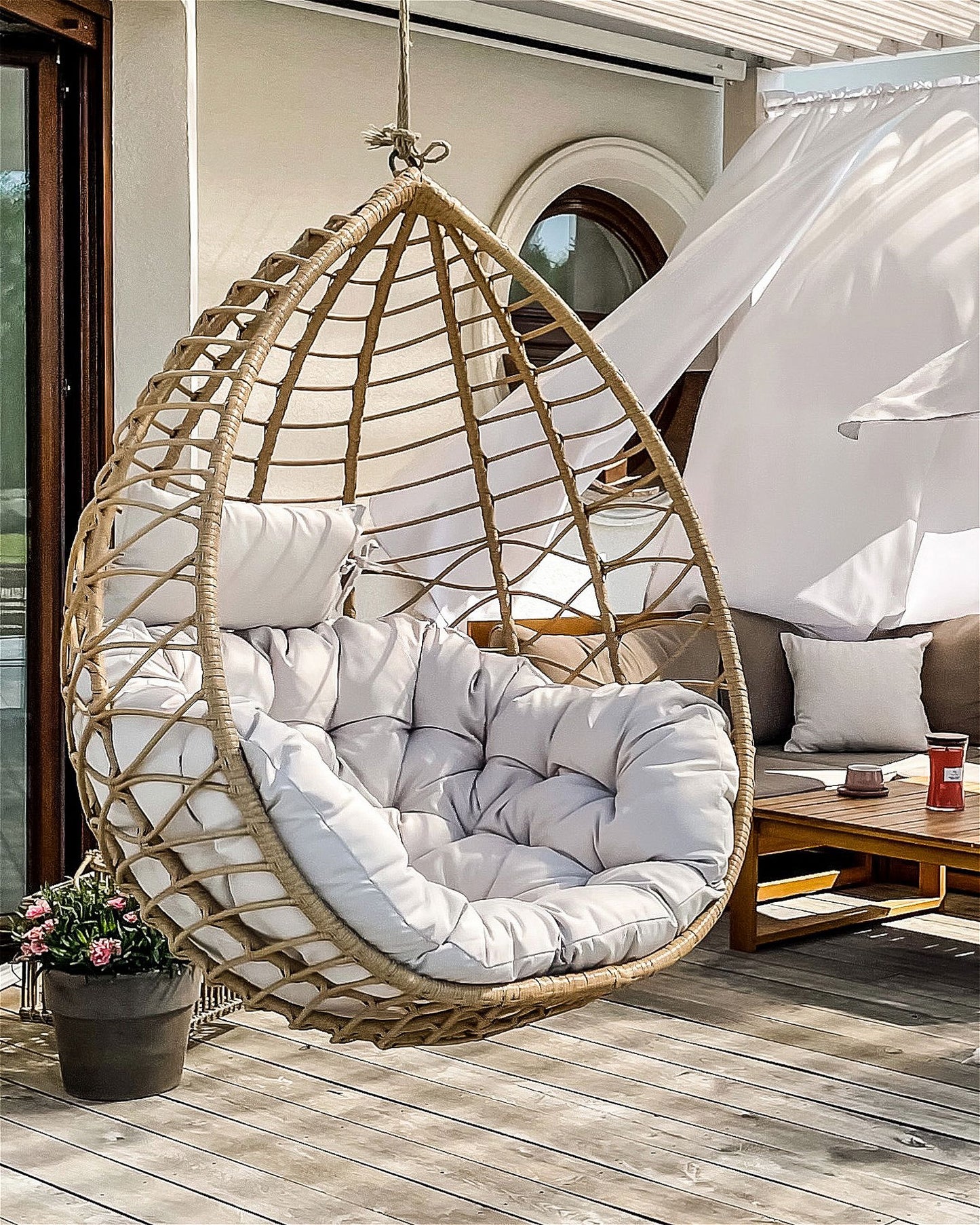 Hanging Chair Rattan Natural