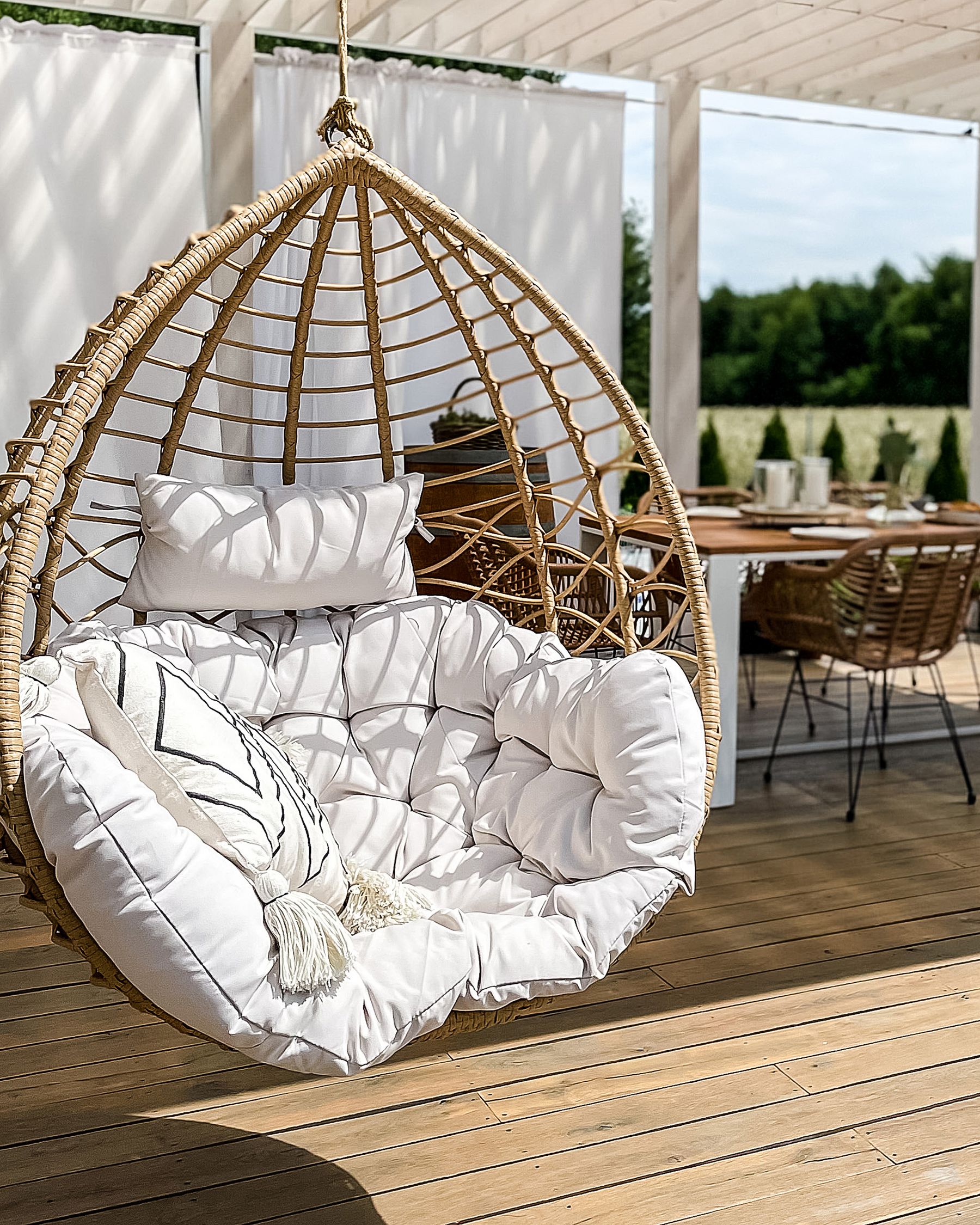 Hanging Chair Rattan Natural