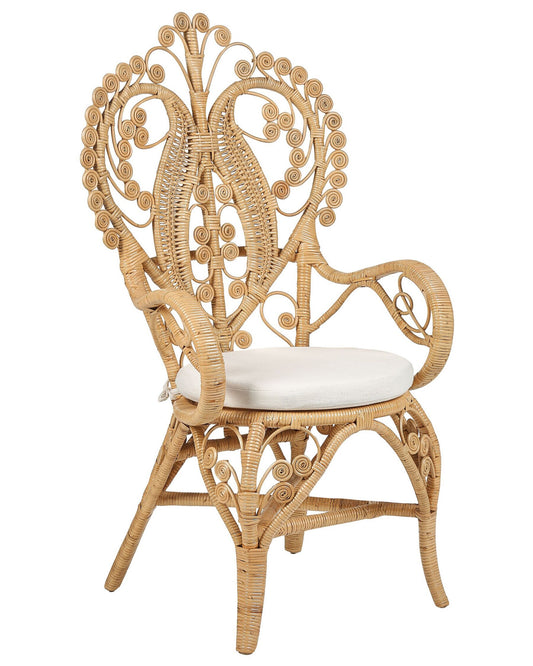 Peacock Chair CARRARA Rattan Natural