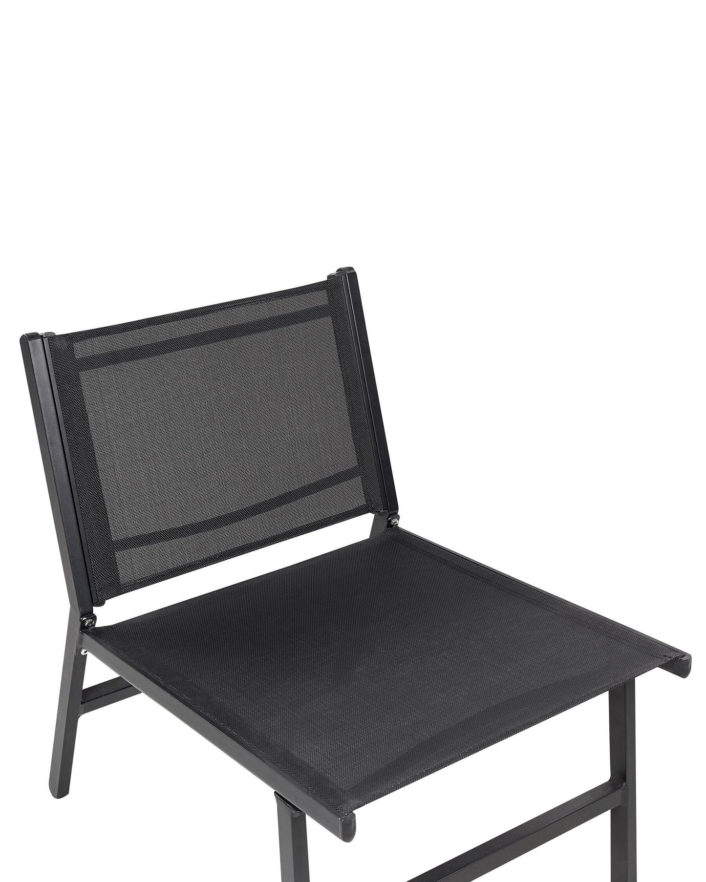 Garden Chair MARCEDDI Metal Black
