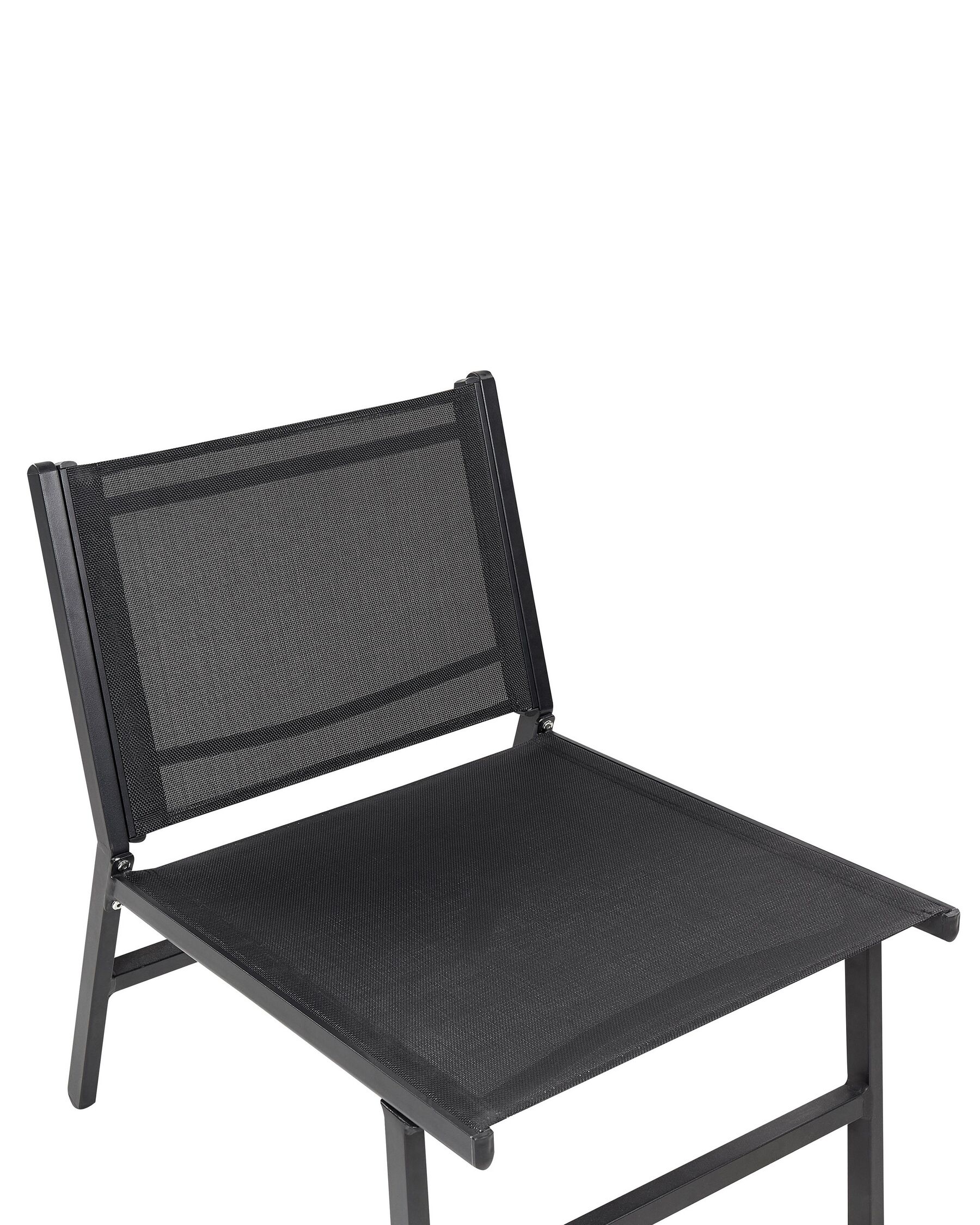 Garden Chair MARCEDDI Metal Black