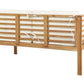 Garden Lounge Set with Table 4 Seater PACIFIC Acacia Wood Off-White