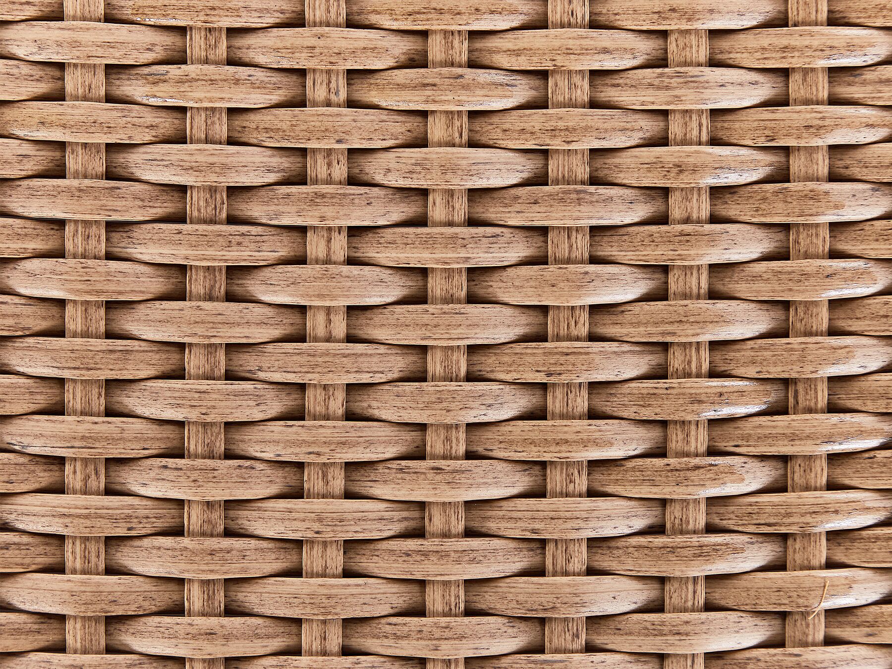 Garden Lounge Set with Table 9 Seater SEVERO PE Rattan Sand Beige
